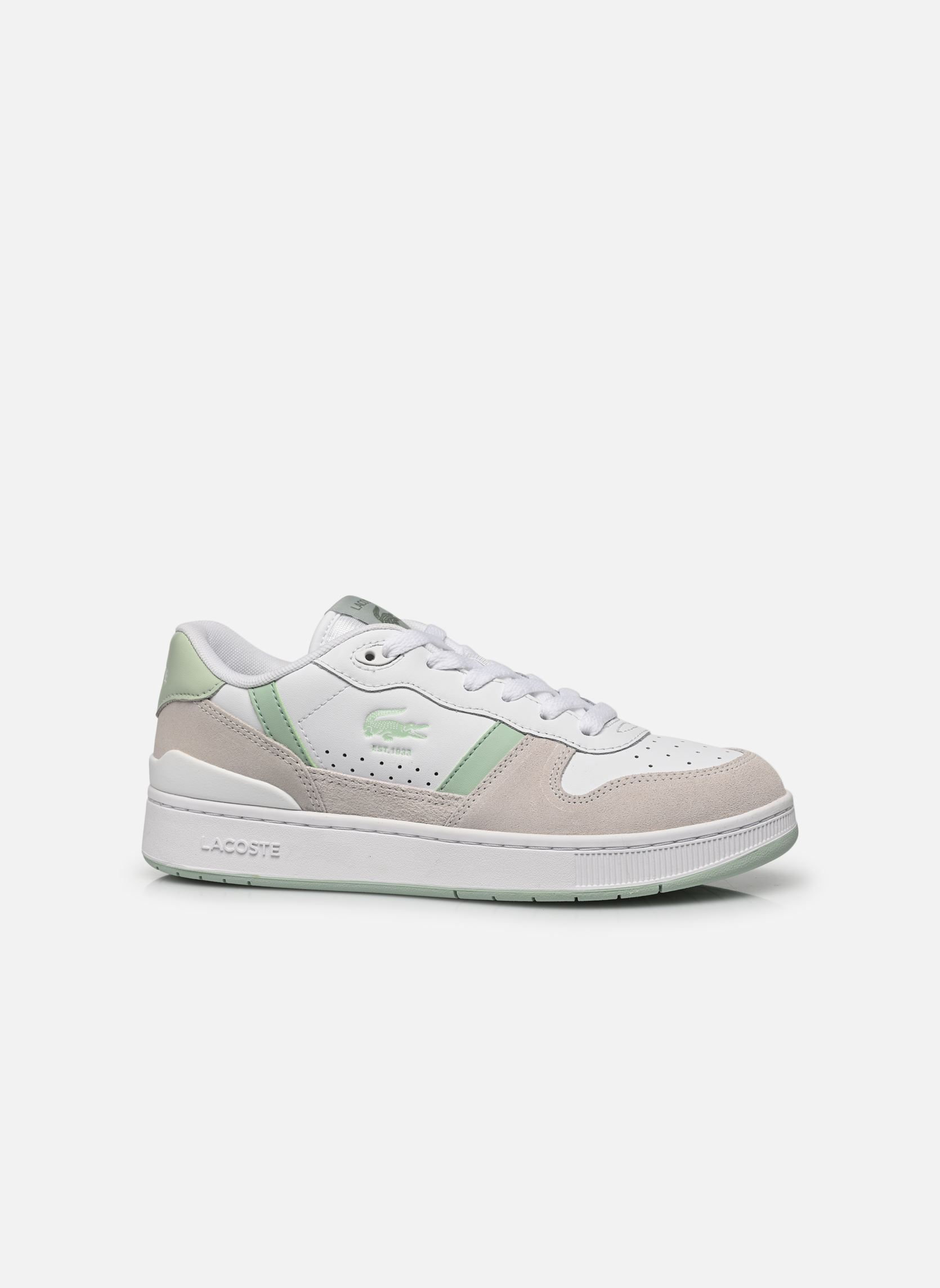 Sneaker T-CLIP W damen weiß Lacoste Sneaker T-CLIP W damen weiß WHT/GRN