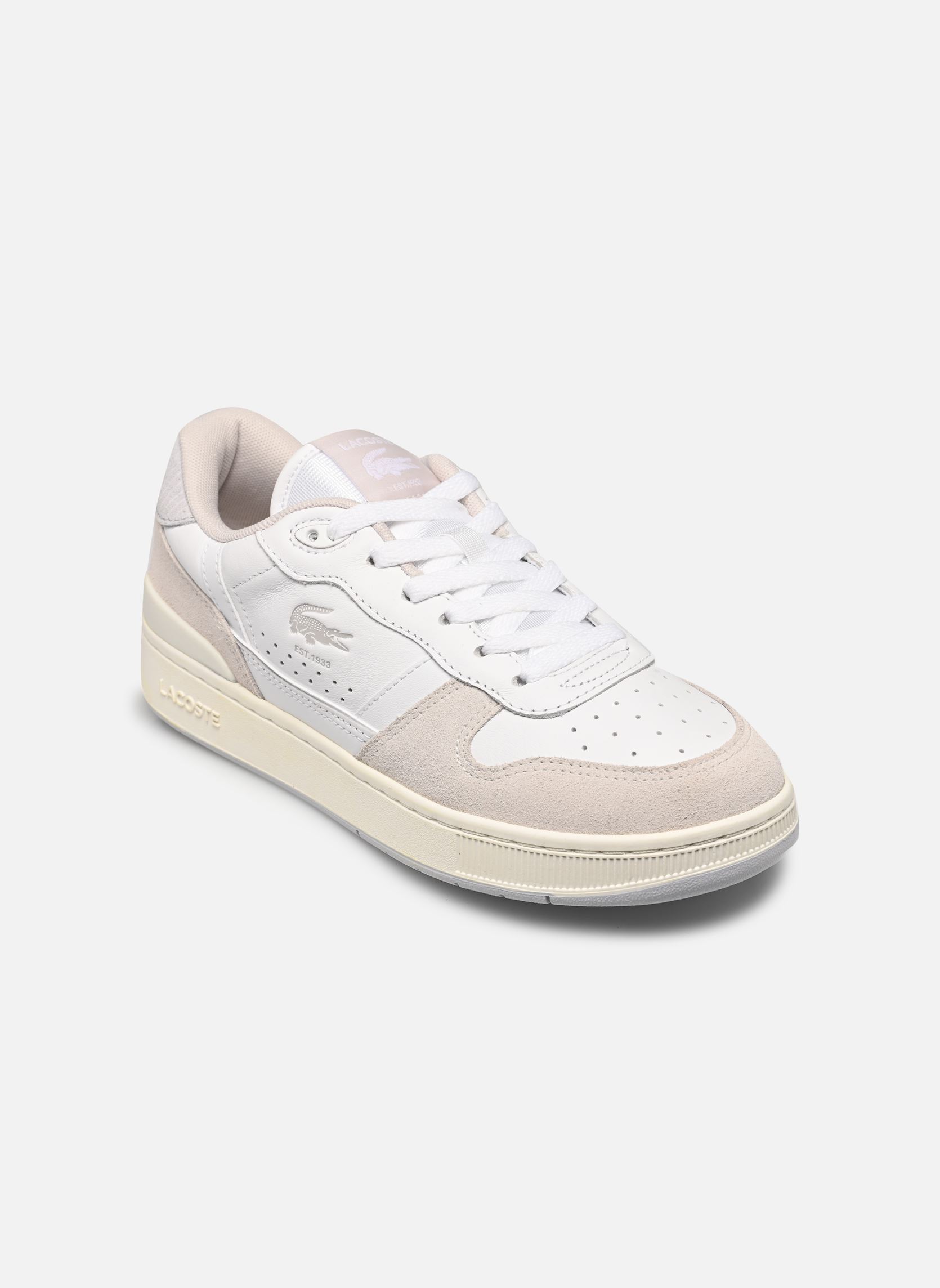 Sneaker T-CLIP W damen weiß Lacoste Sneaker T-CLIP W damen weiß WHT/LT GRY