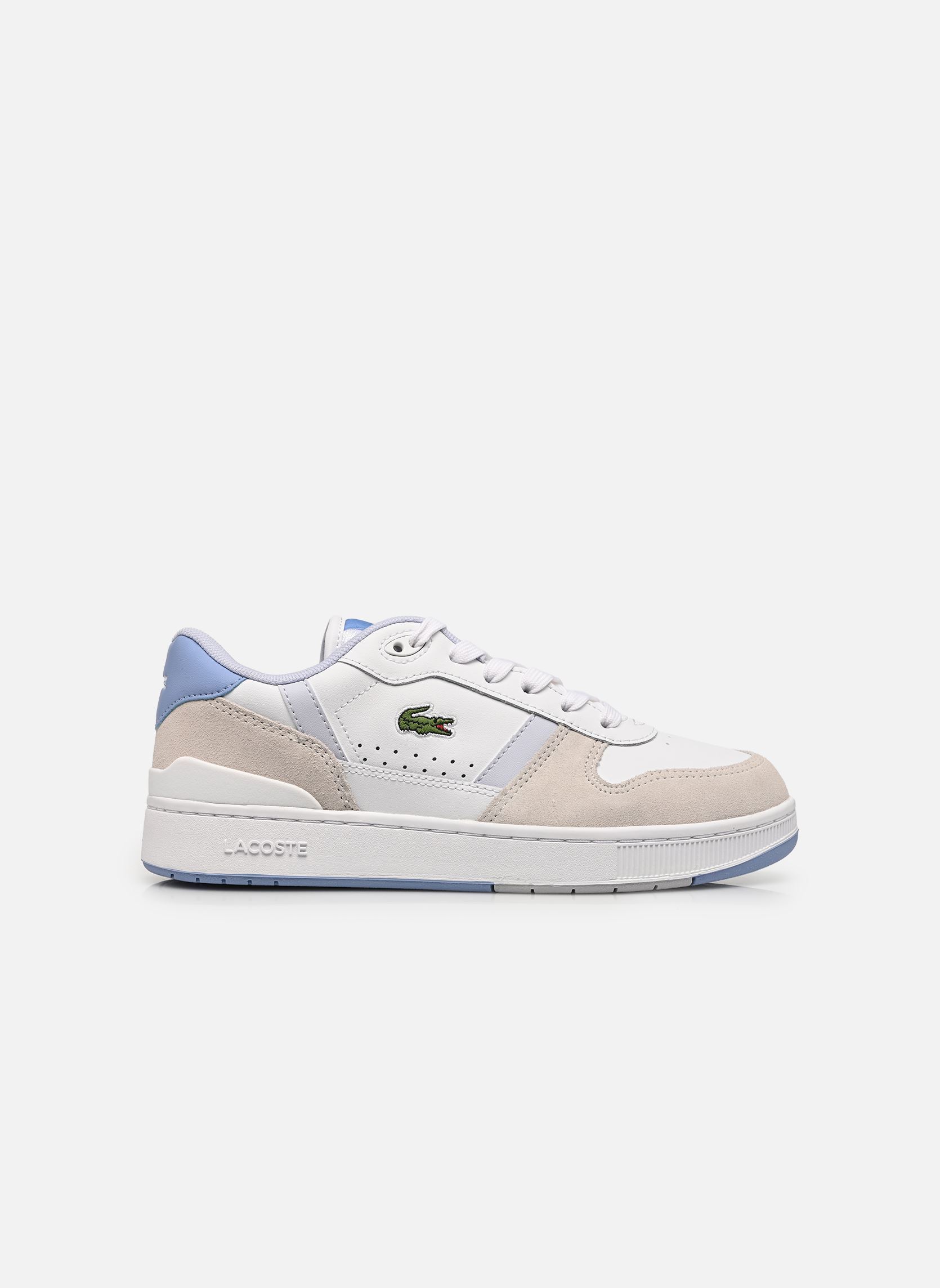 Sneakers T-CLIP W dames wit Lacoste Sneakers T-CLIP W dames wit WHT/LT BLU