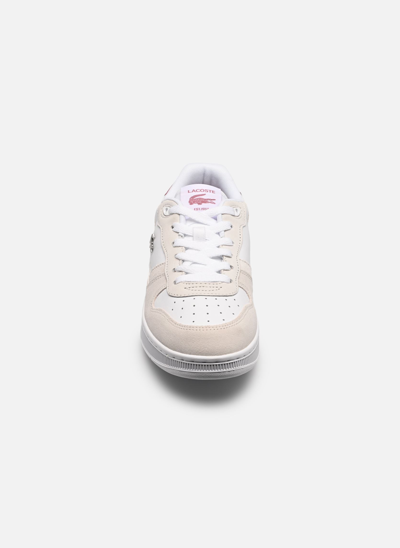 Baskets T-CLIP W femme blanc Lacoste Baskets T-CLIP W femme blanc WHT/DK PURP