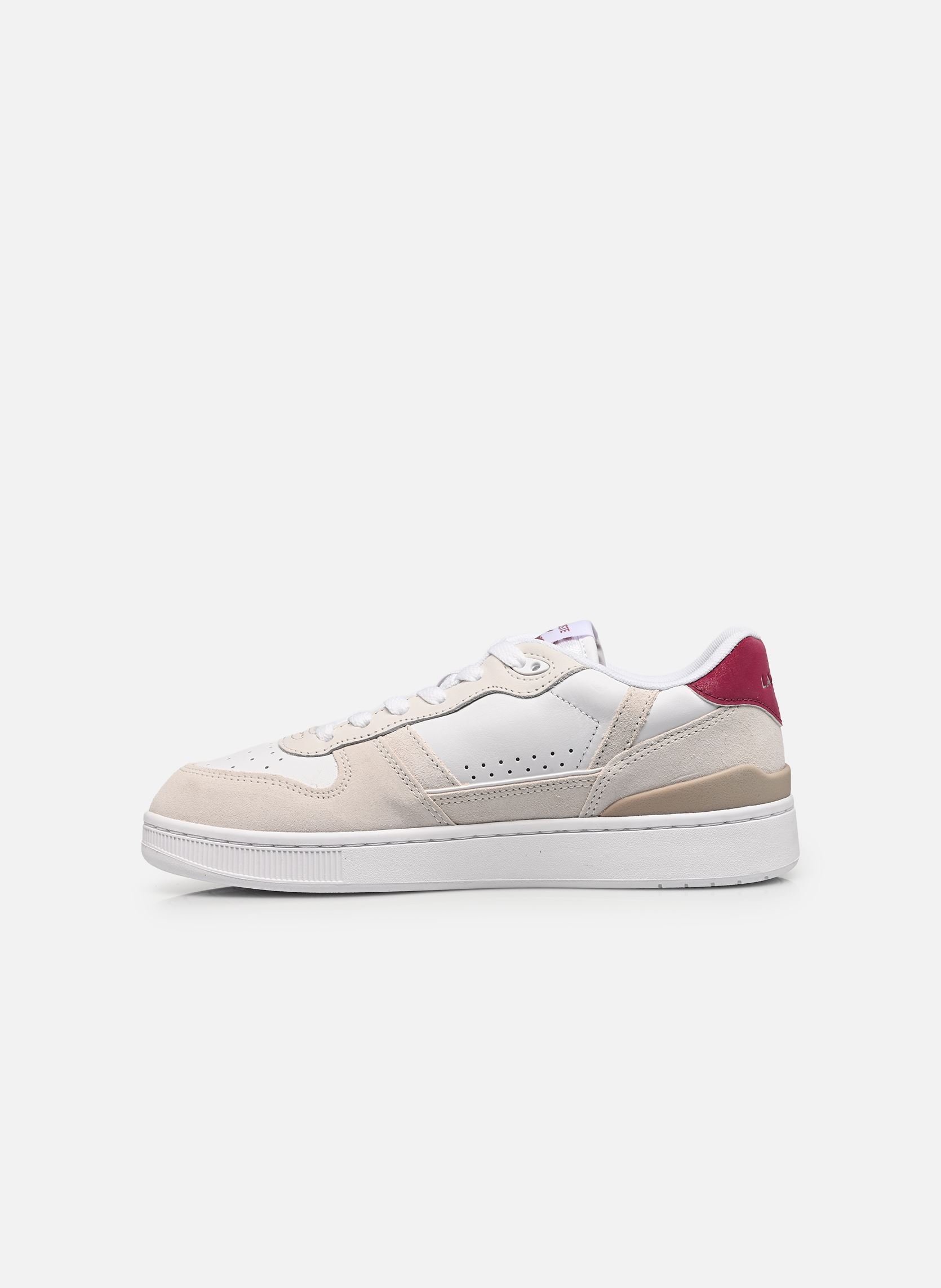 Baskets T-CLIP W femme blanc Lacoste Baskets T-CLIP W femme blanc WHT/DK PURP