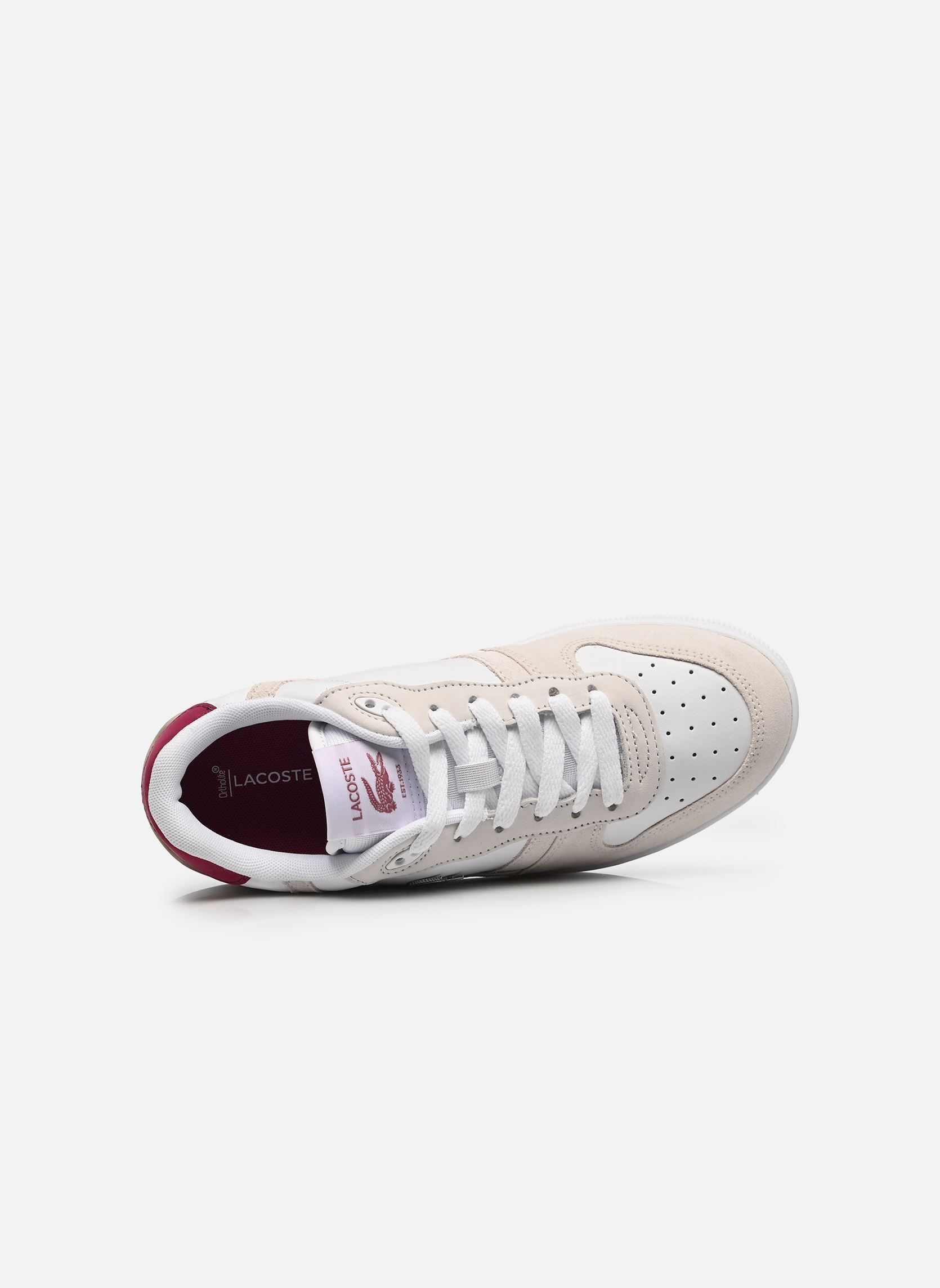 Baskets T-CLIP W femme blanc Lacoste Baskets T-CLIP W femme blanc WHT/DK PURP