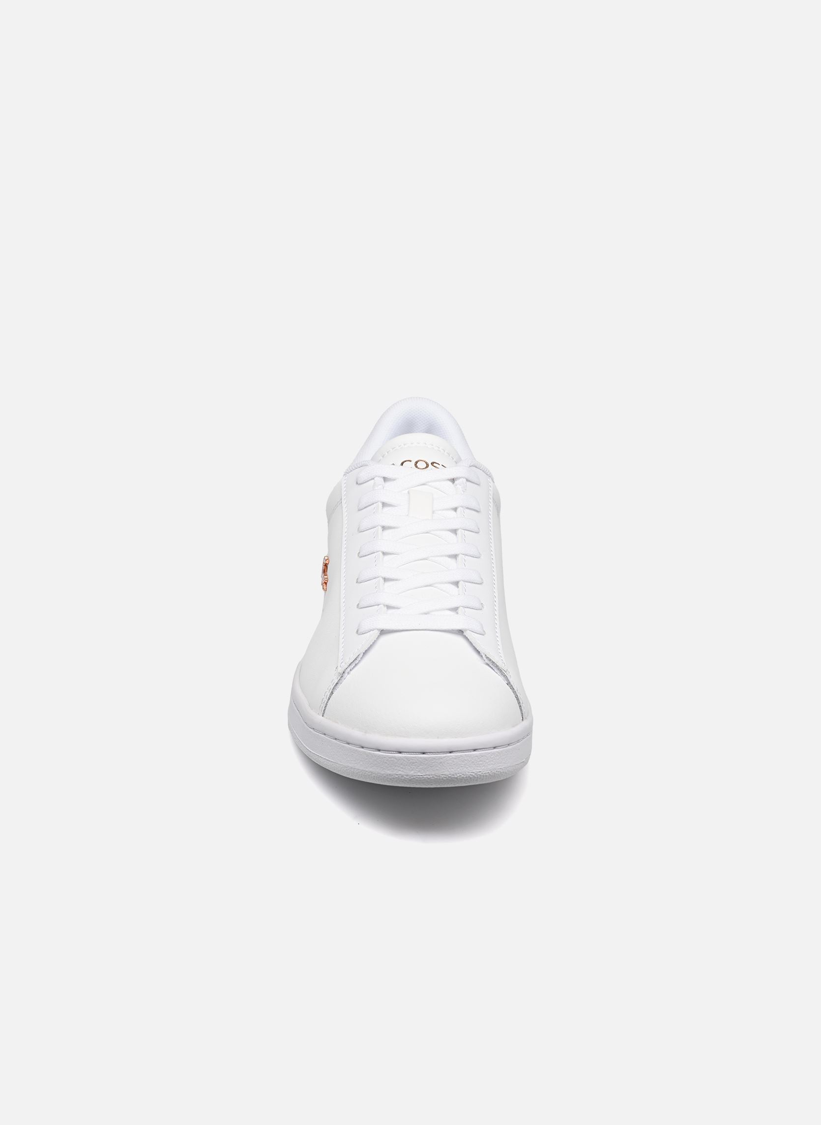 Baskets CARNABY W femme blanc Lacoste Baskets CARNABY W femme blanc WHT LT PNK