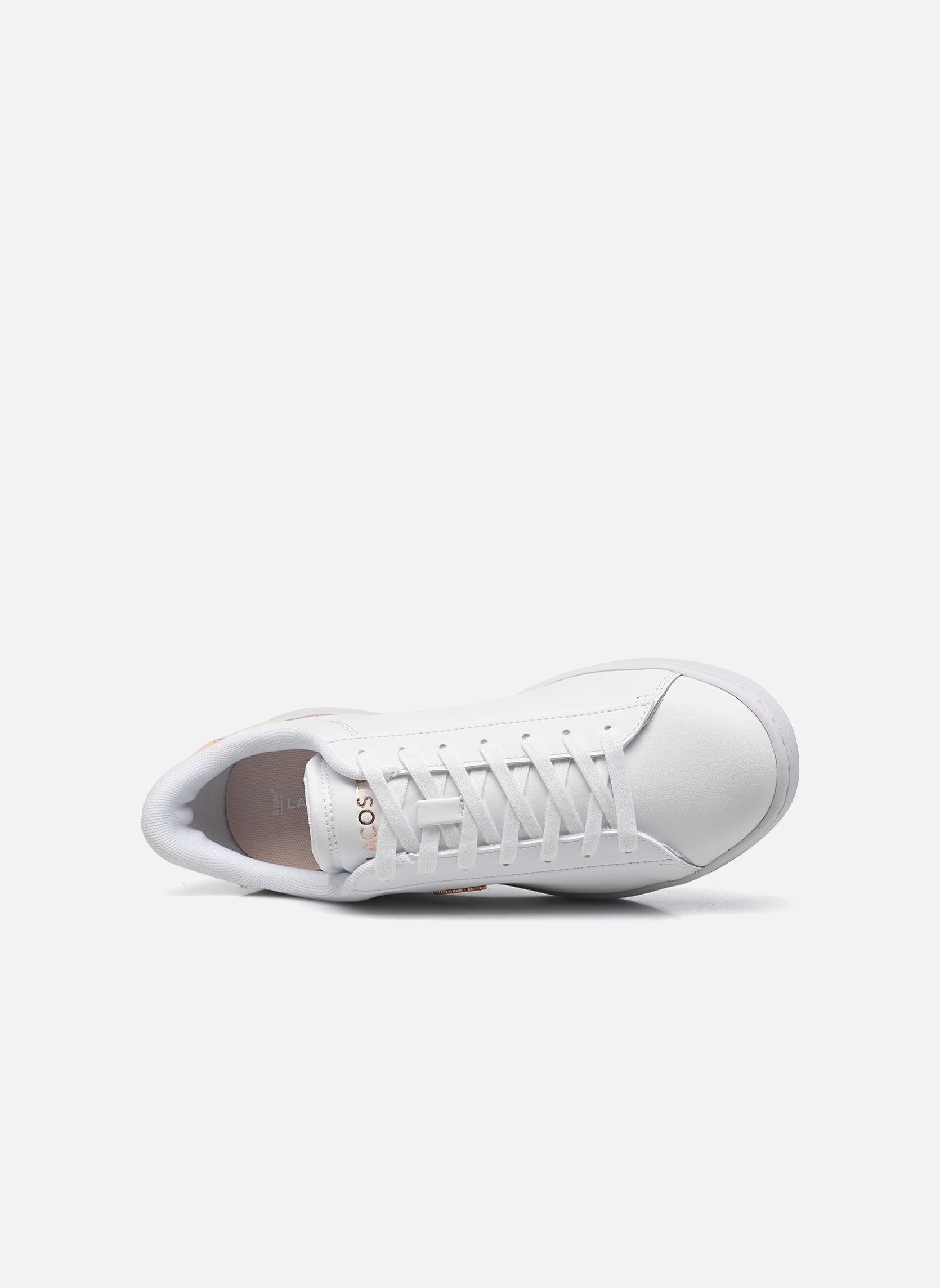 Baskets CARNABY W femme blanc Lacoste Baskets CARNABY W femme blanc WHT LT PNK
