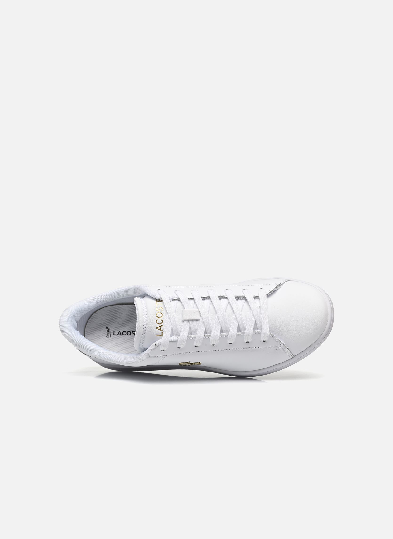 Sneaker CARNABY W damen weiß Lacoste Sneaker CARNABY W damen weiß WHT/GLD