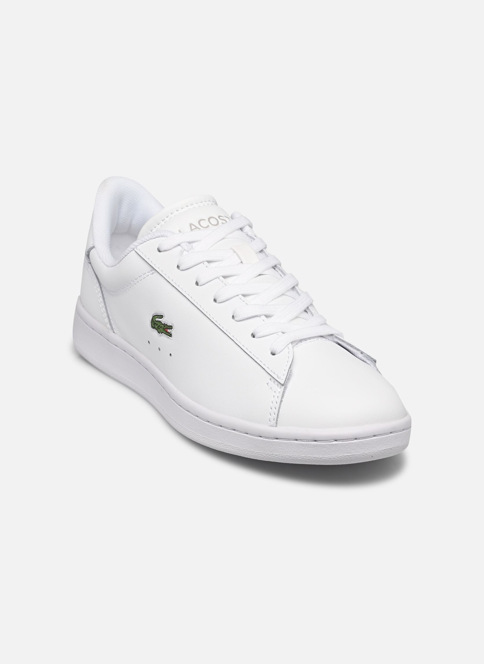 Baskets Lacoste BASKETS BLANCHES ET ROSES CARNABY SET EN CUIR FEMME - vue 3