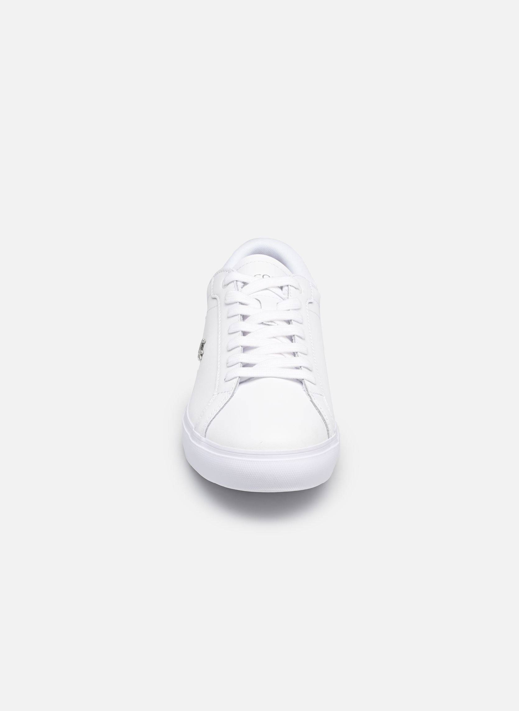 Baskets basses POWERCOURT W femme blanc Lacoste Baskets basses POWERCOURT W femme blanc WHT/DK PURP