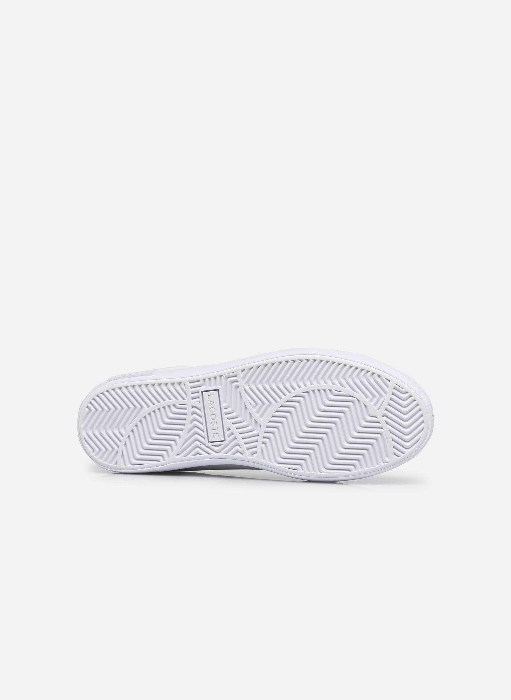 Baskets basses POWERCOURT W femme blanc Lacoste Baskets basses POWERCOURT W femme blanc WHT/DK PURP