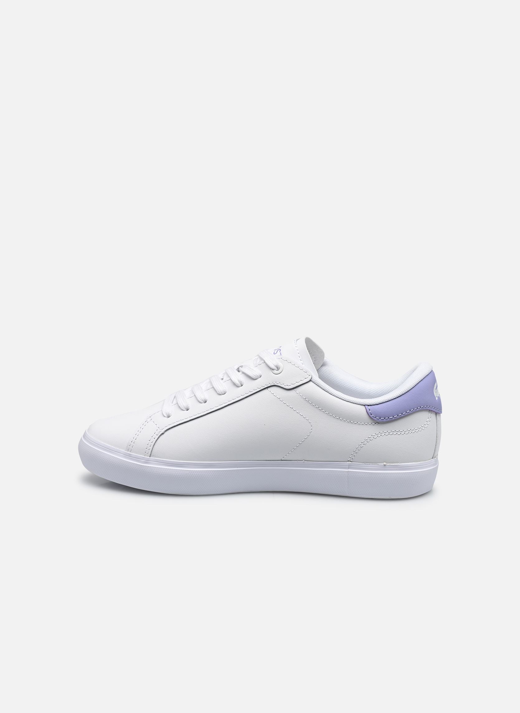 Baskets POWERCOURT W femme blanc Lacoste Baskets POWERCOURT W femme blanc WHT/LT PURP 2