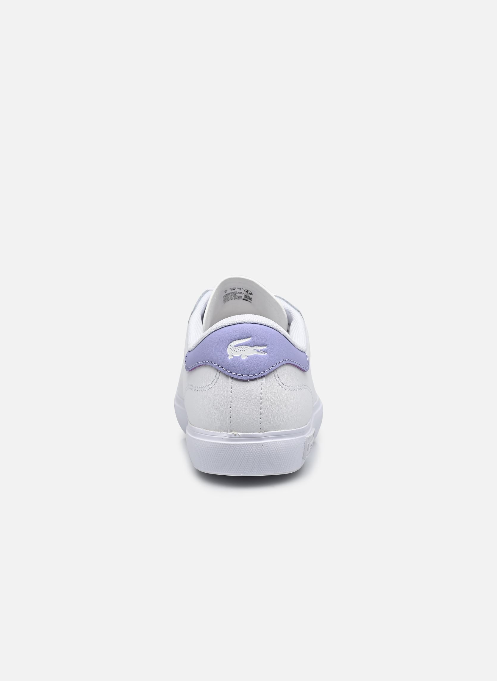 Baskets POWERCOURT W femme blanc Lacoste Baskets POWERCOURT W femme blanc WHT/LT PURP 2