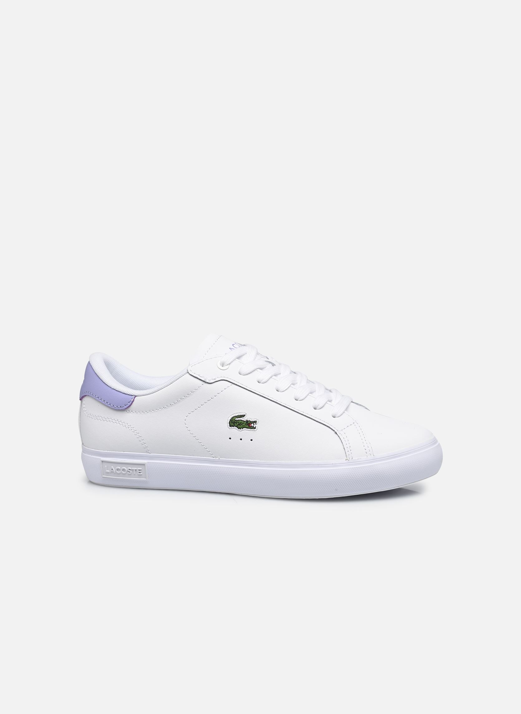 Baskets POWERCOURT W femme blanc Lacoste Baskets POWERCOURT W femme blanc WHT/LT PURP 2