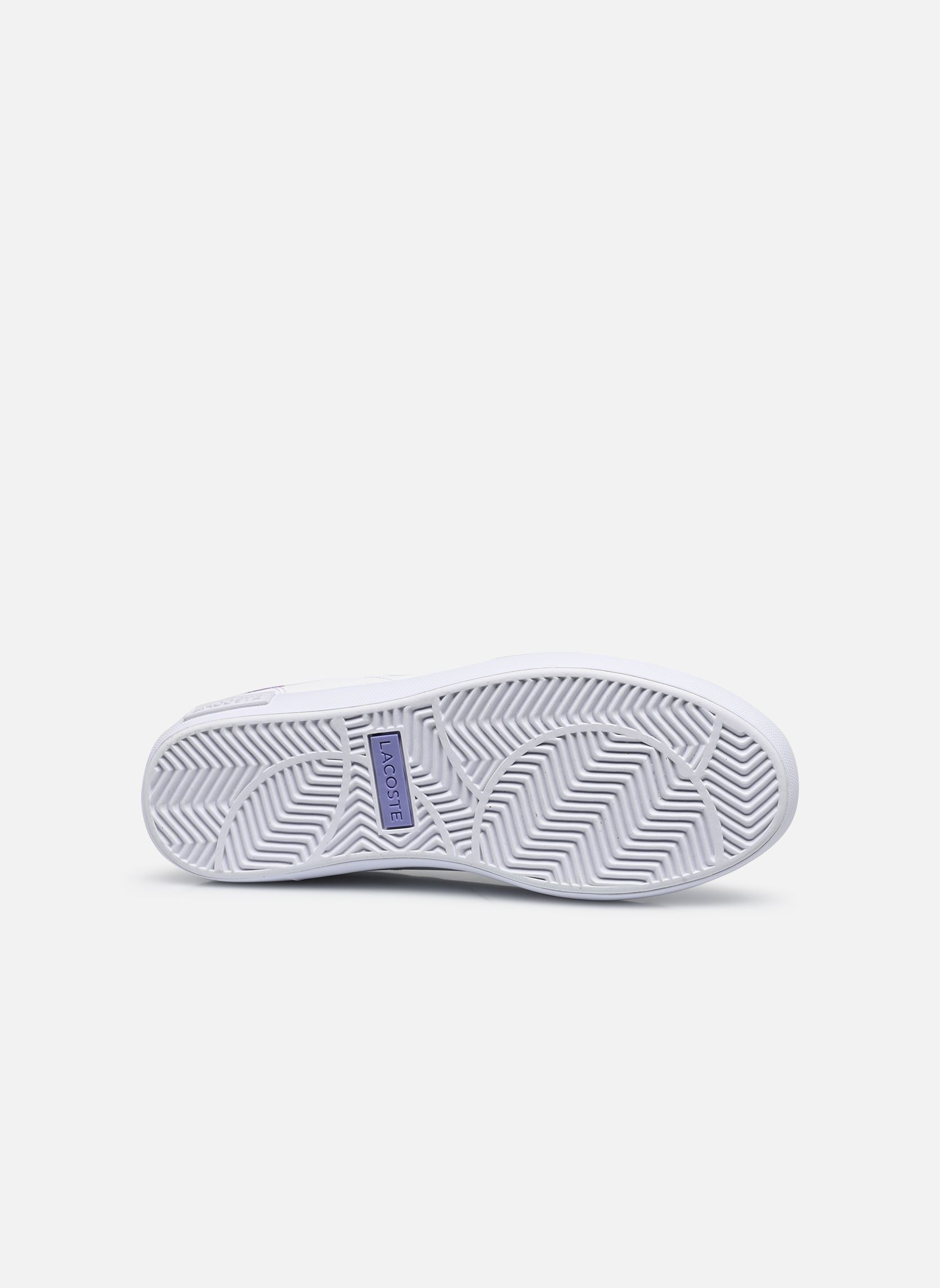 Baskets POWERCOURT W femme blanc Lacoste Baskets POWERCOURT W femme blanc WHT/LT PURP 2