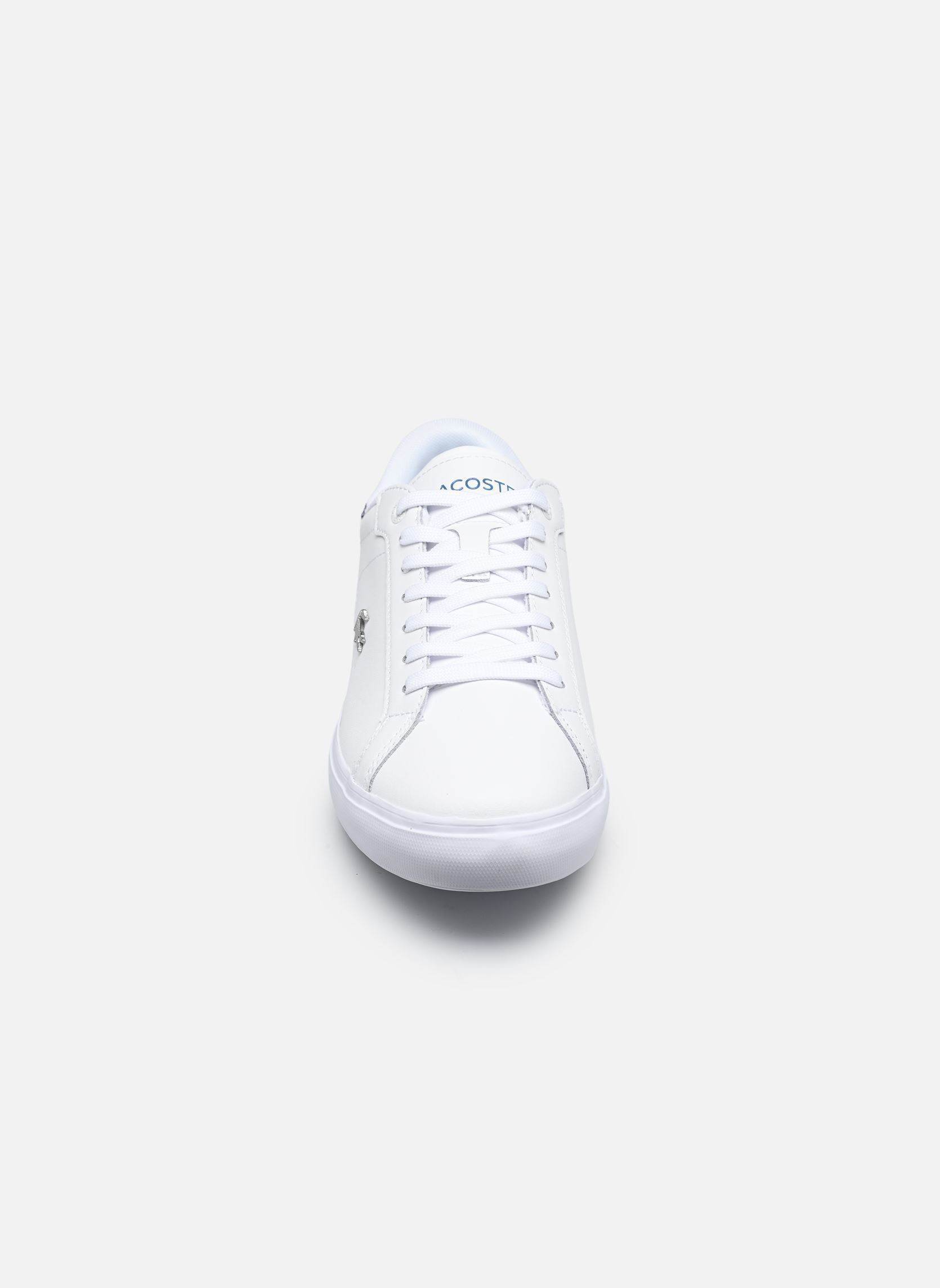 Sneakers POWERCOURT W dames wit Lacoste Sneakers POWERCOURT W dames wit WHT/BLU