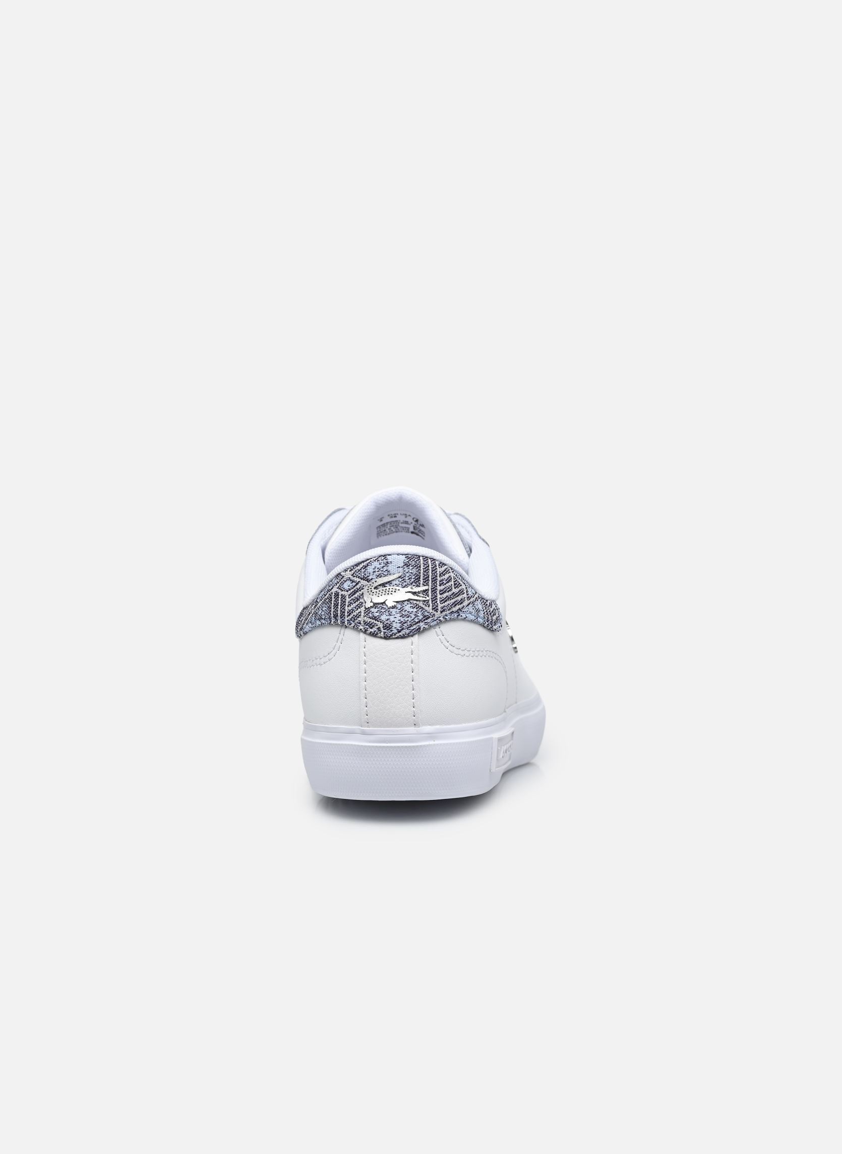 Sneakers POWERCOURT W dames wit Lacoste Sneakers POWERCOURT W dames wit WHT/BLU