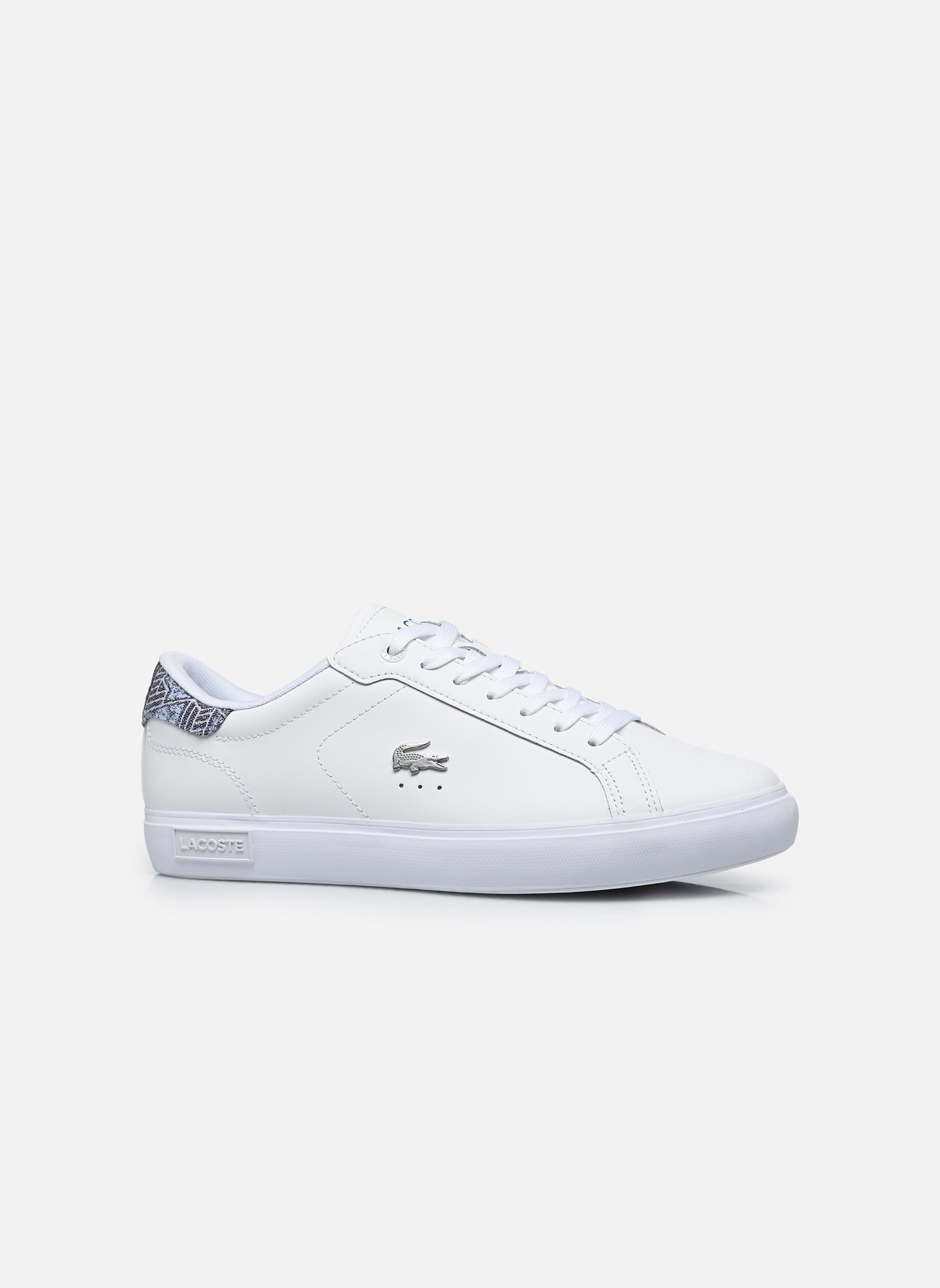 Sneakers POWERCOURT W dames wit Lacoste Sneakers POWERCOURT W dames wit WHT/BLU