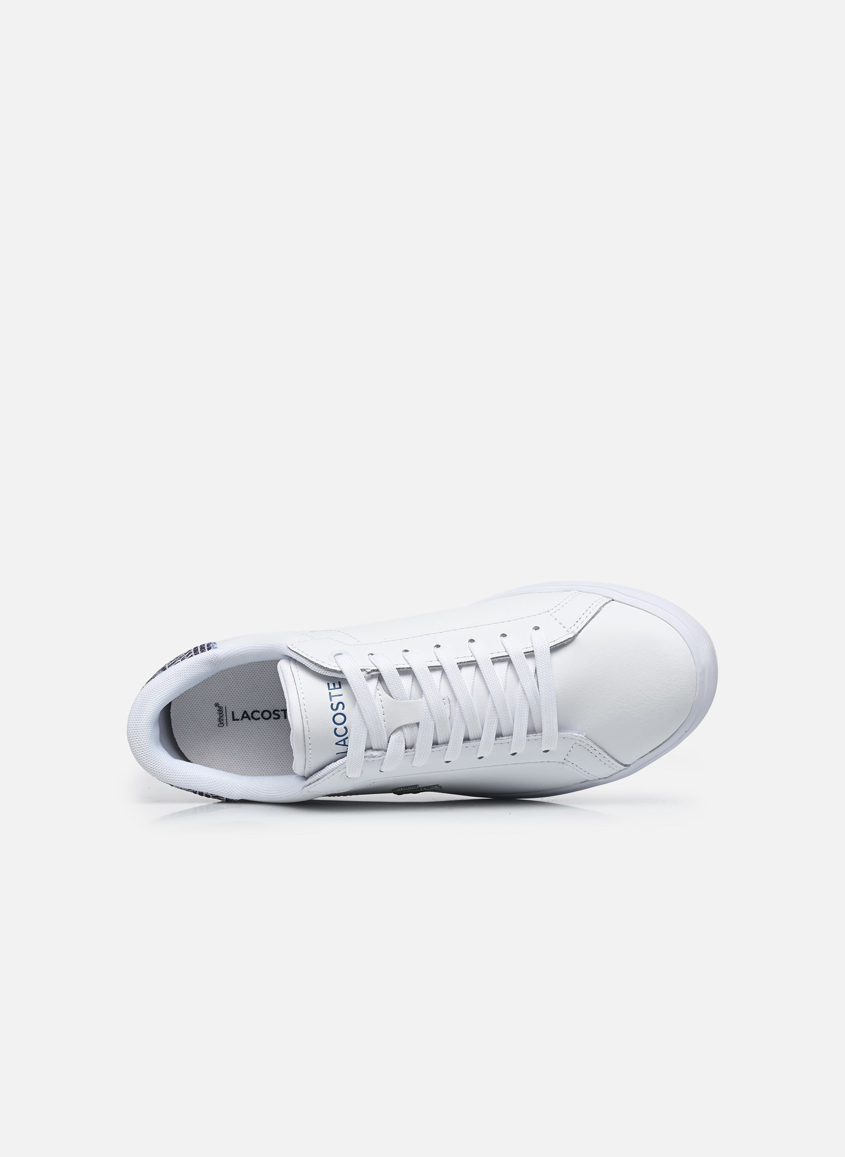 Sneakers POWERCOURT W dames wit Lacoste Sneakers POWERCOURT W dames wit WHT/BLU