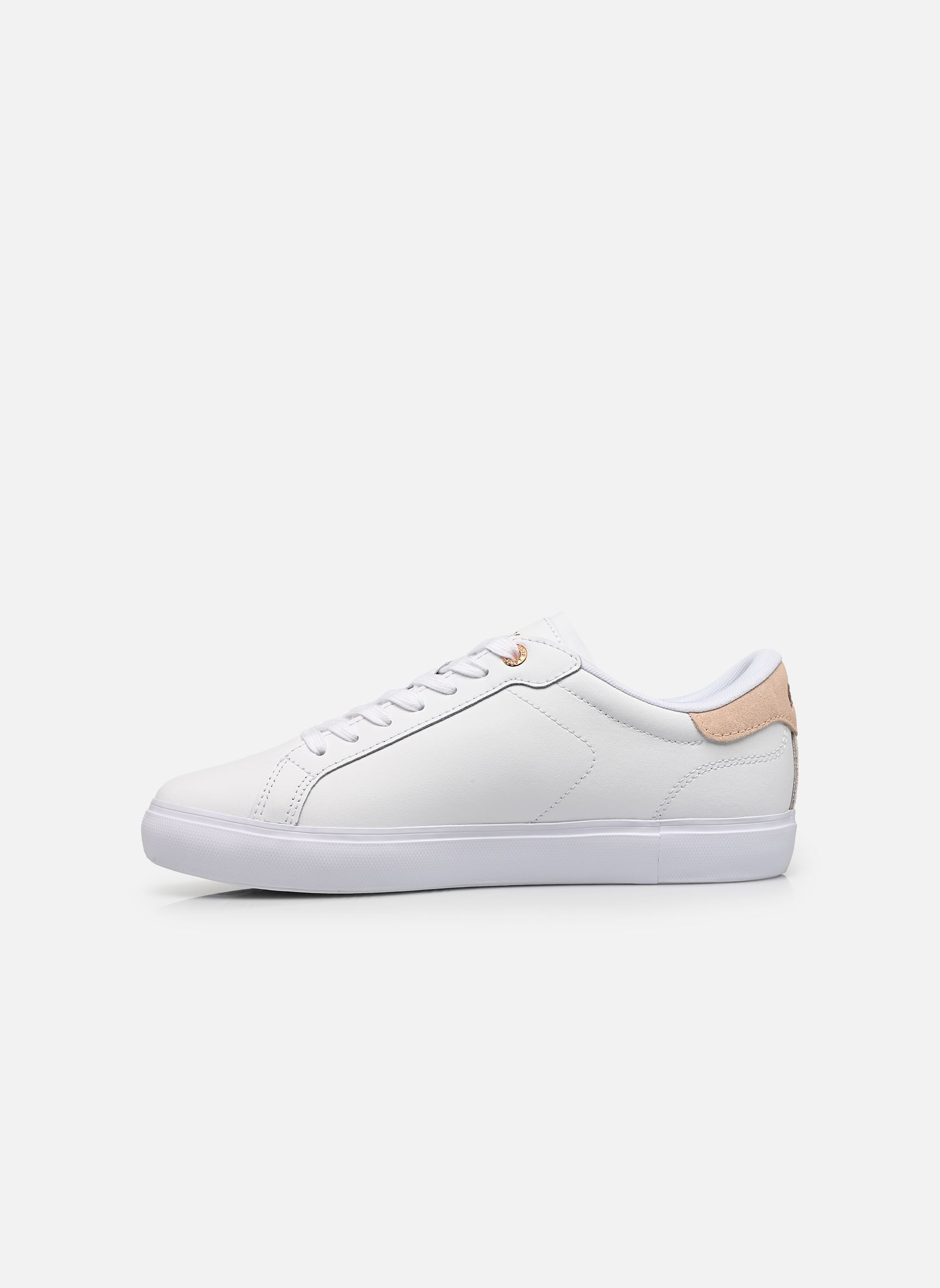 Baskets POWERCOURT W femme blanc Lacoste Baskets POWERCOURT W femme blanc Wht/Lt Pnk