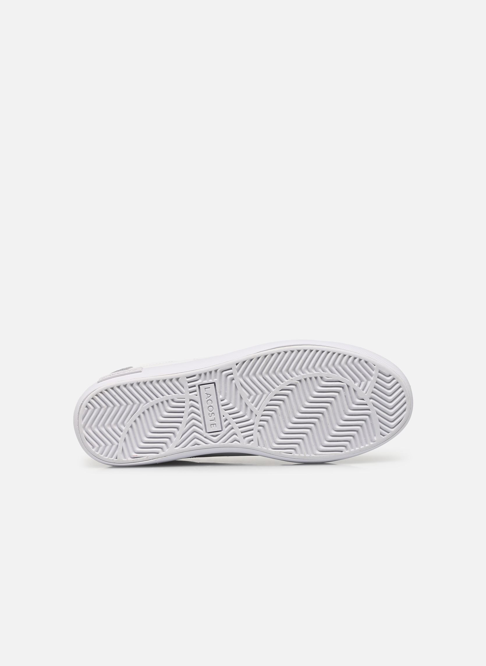 Baskets POWERCOURT W femme blanc Lacoste Baskets POWERCOURT W femme blanc WHT/GLD