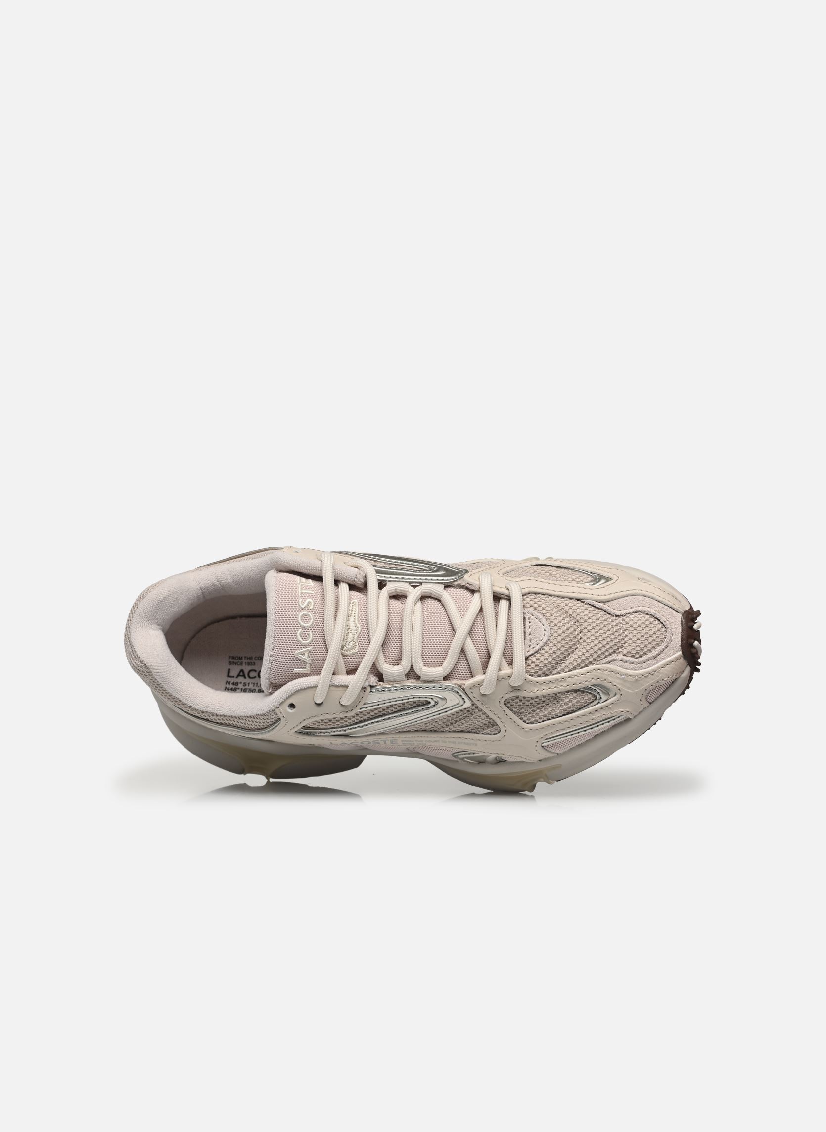 Sport Sneakers L003 2K24 W dames grijs Lacoste Sport Sneakers L003 2K24 W dames grijs Off Wht/Off Wht