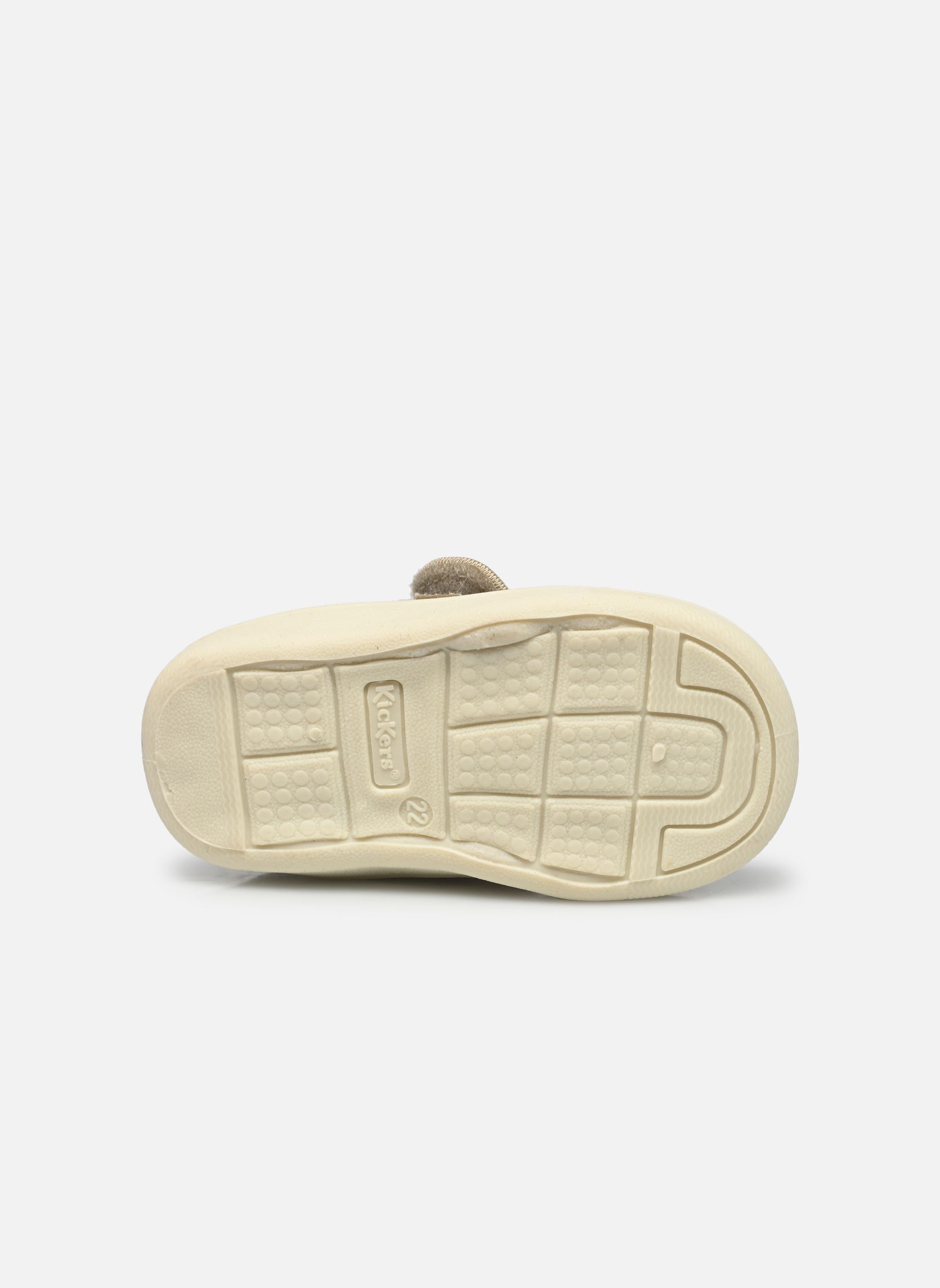 Chaussons Kitoukro fille beige Kickers Chaussons Kitoukro fille beige BEIGE CHAMPAGNE