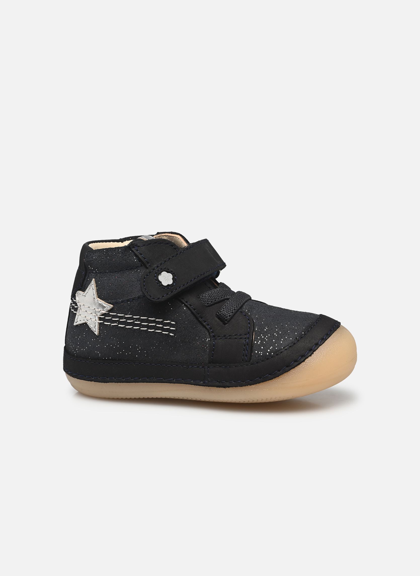 Bottines Sokistic fille bleu Kickers Bottines Sokistic fille bleu MARINE FOIL ETOILE
