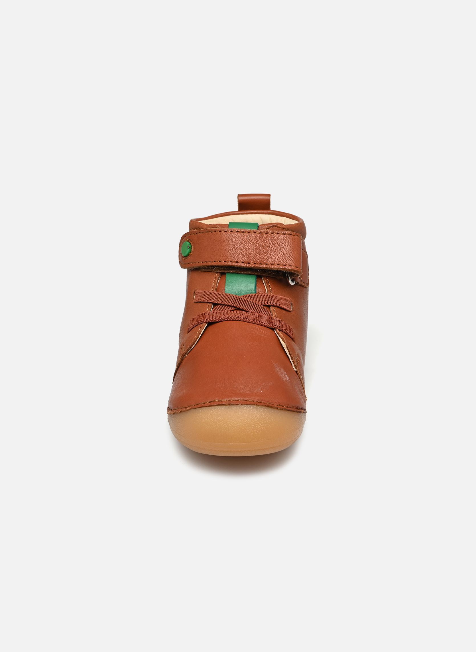 Bottines Sonizikro garçon marron Kickers Bottines Sonizikro garçon marron CAMEL