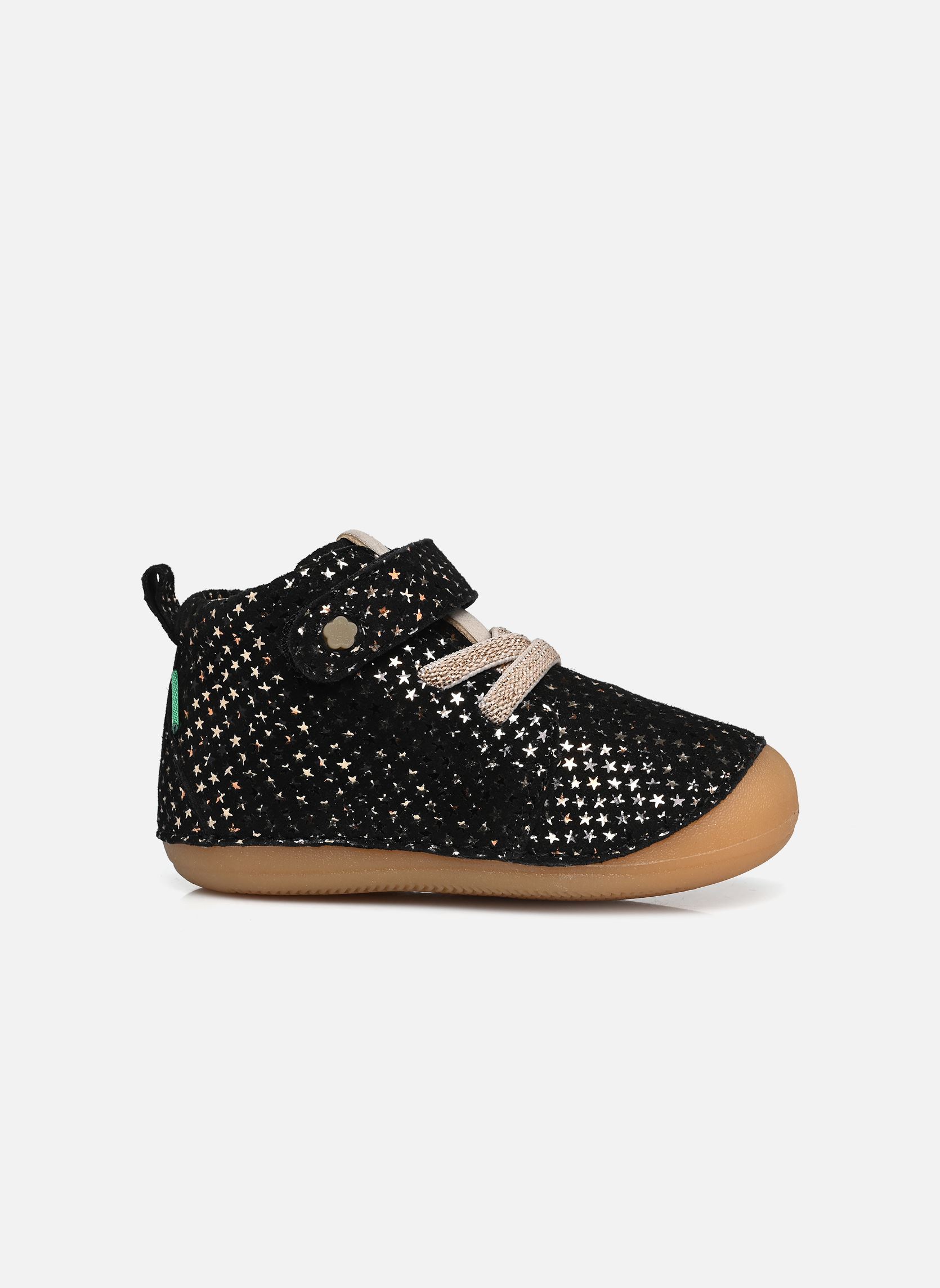 Bottines Sonizikro fille noir Kickers Bottines Sonizikro fille noir NOIR ETOILES
