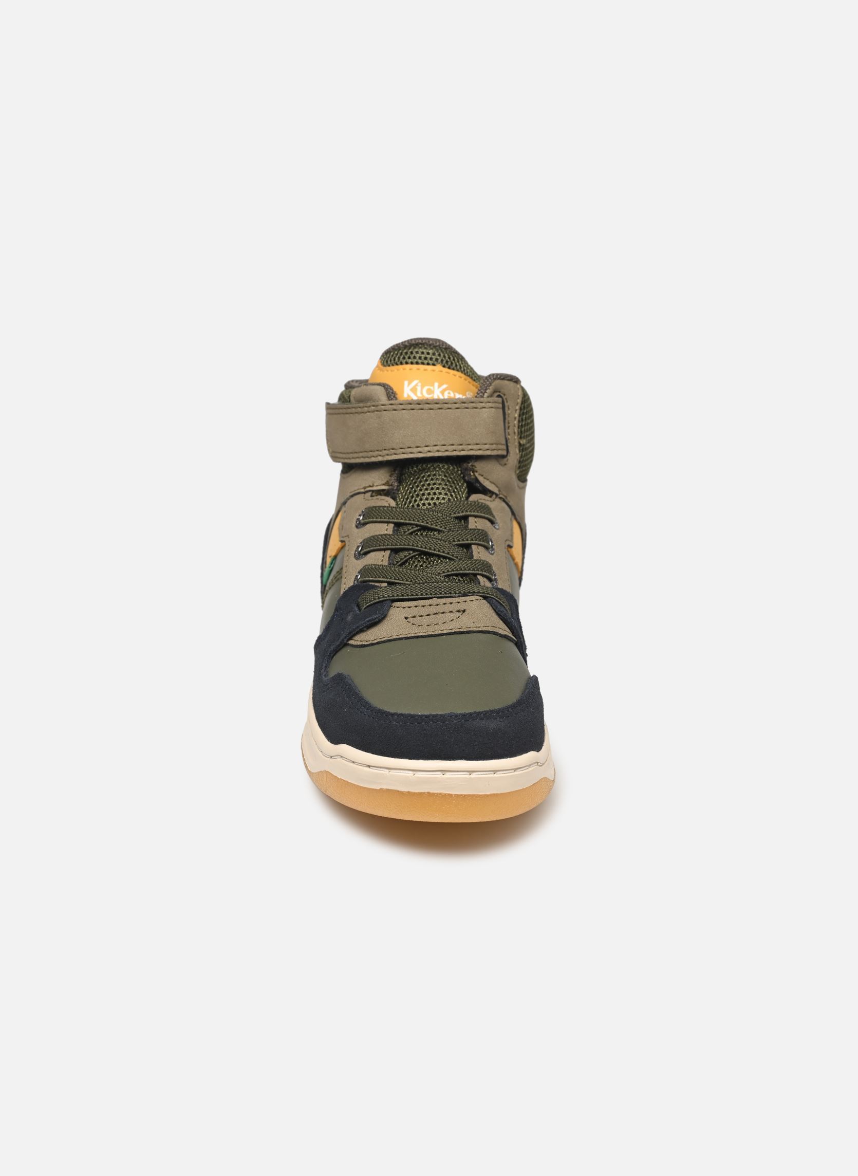 Baskets hautes Kickado garçon vert Kickers Baskets hautes Kickado garçon vert KAKI MARINE CAMEL