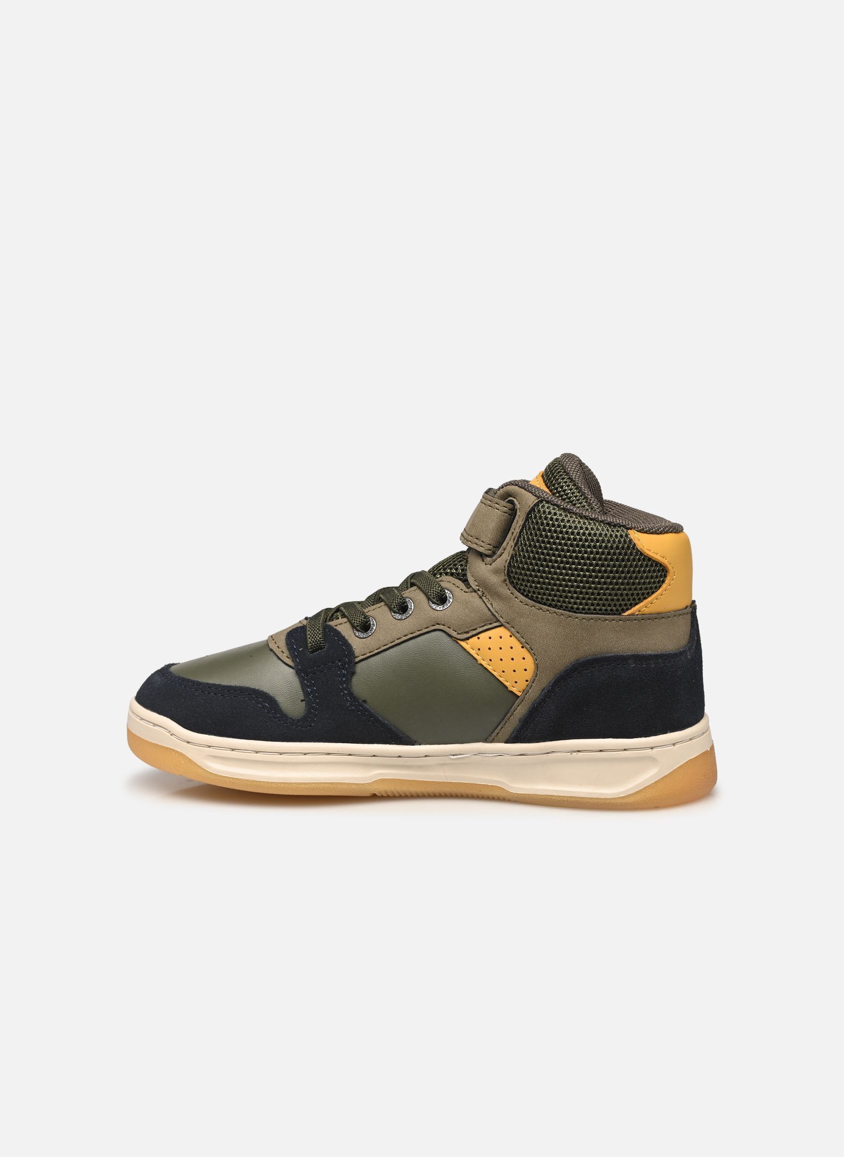 Baskets hautes Kickado garçon vert Kickers Baskets hautes Kickado garçon vert KAKI MARINE CAMEL