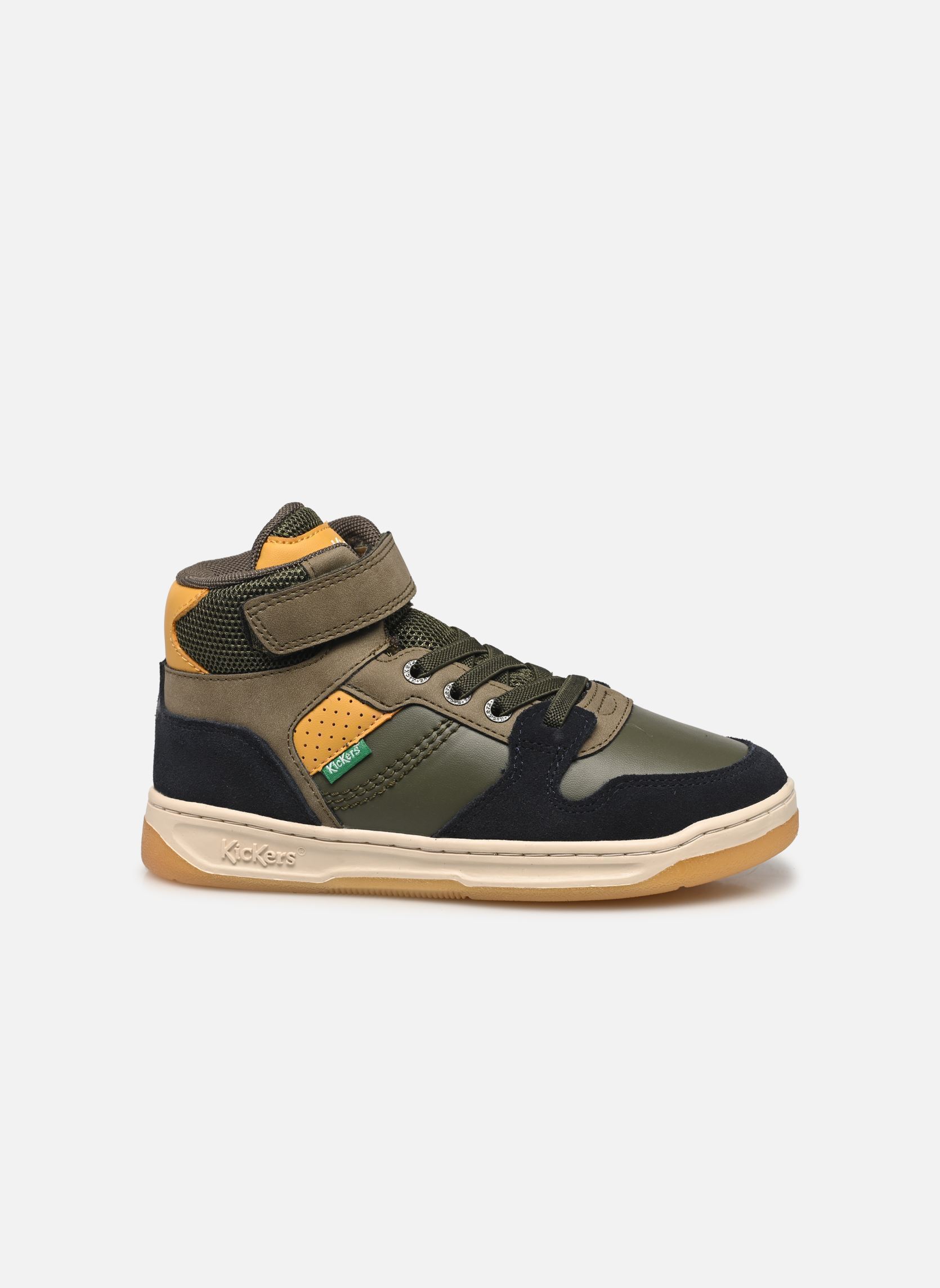Baskets hautes Kickado garçon vert Kickers Baskets hautes Kickado garçon vert KAKI MARINE CAMEL