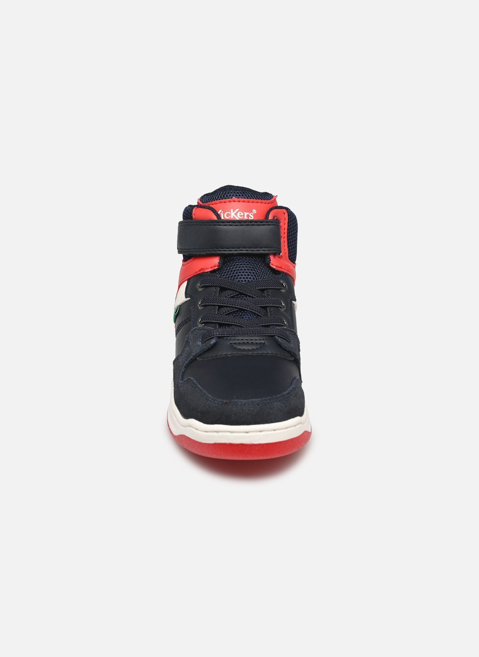 Baskets hautes Kickado bleu Kickers Baskets hautes Kickado bleu MARINE ROUGE