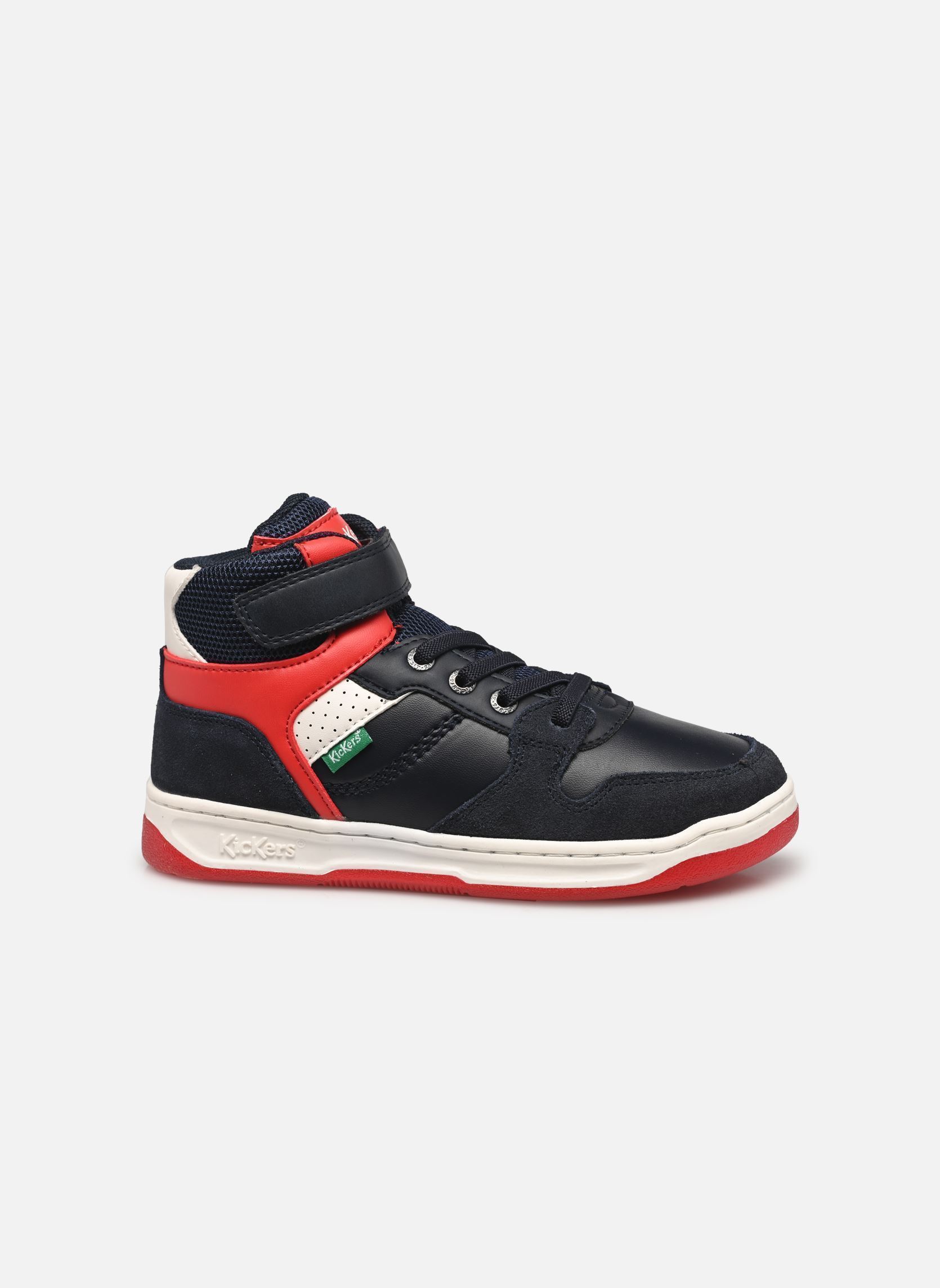 Baskets hautes Kickado bleu Kickers Baskets hautes Kickado bleu MARINE ROUGE