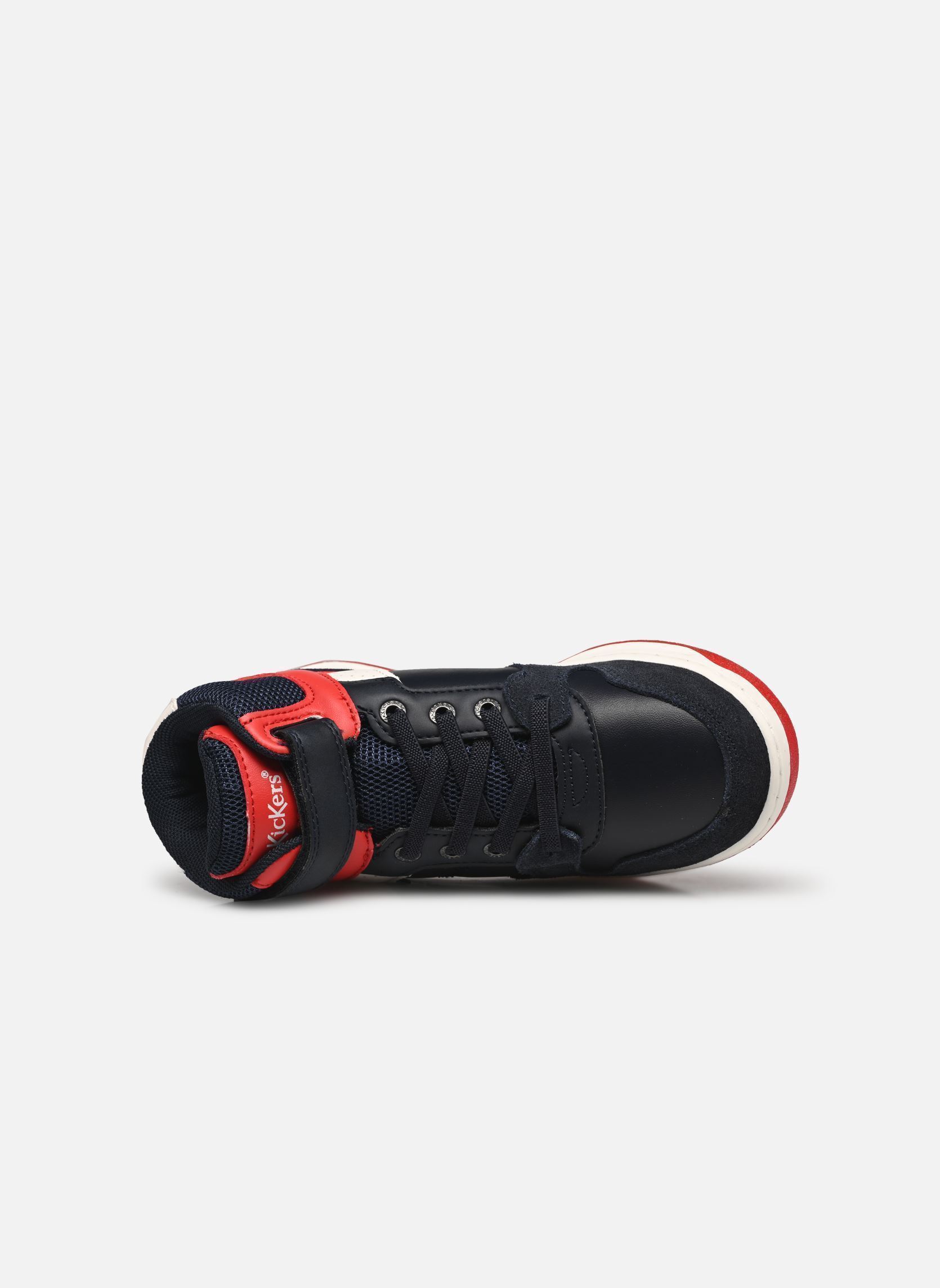 Baskets hautes Kickado bleu Kickers Baskets hautes Kickado bleu MARINE ROUGE