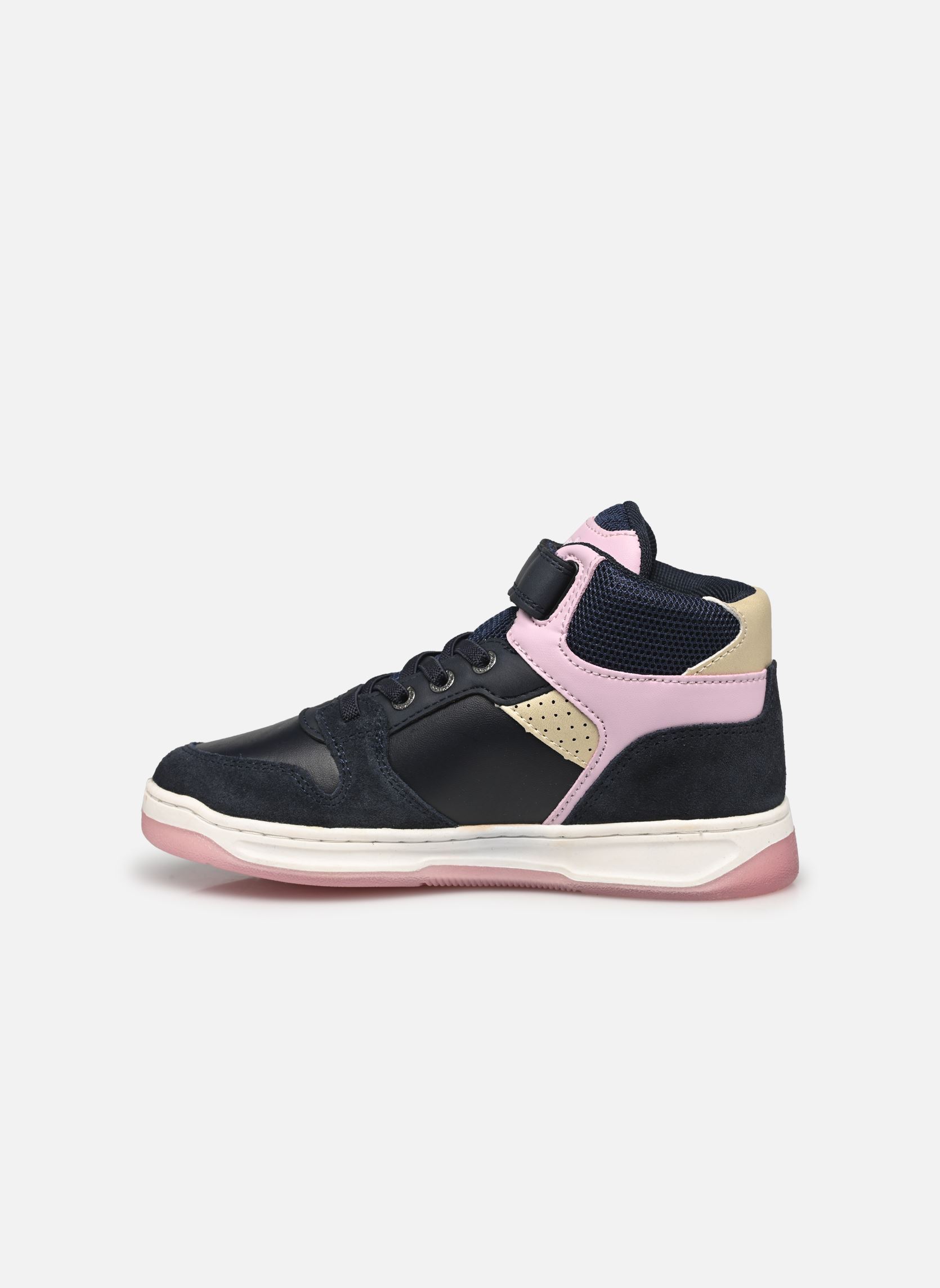 Baskets hautes Kickado fille bleu Kickers Baskets hautes Kickado fille bleu MARINE ROSE