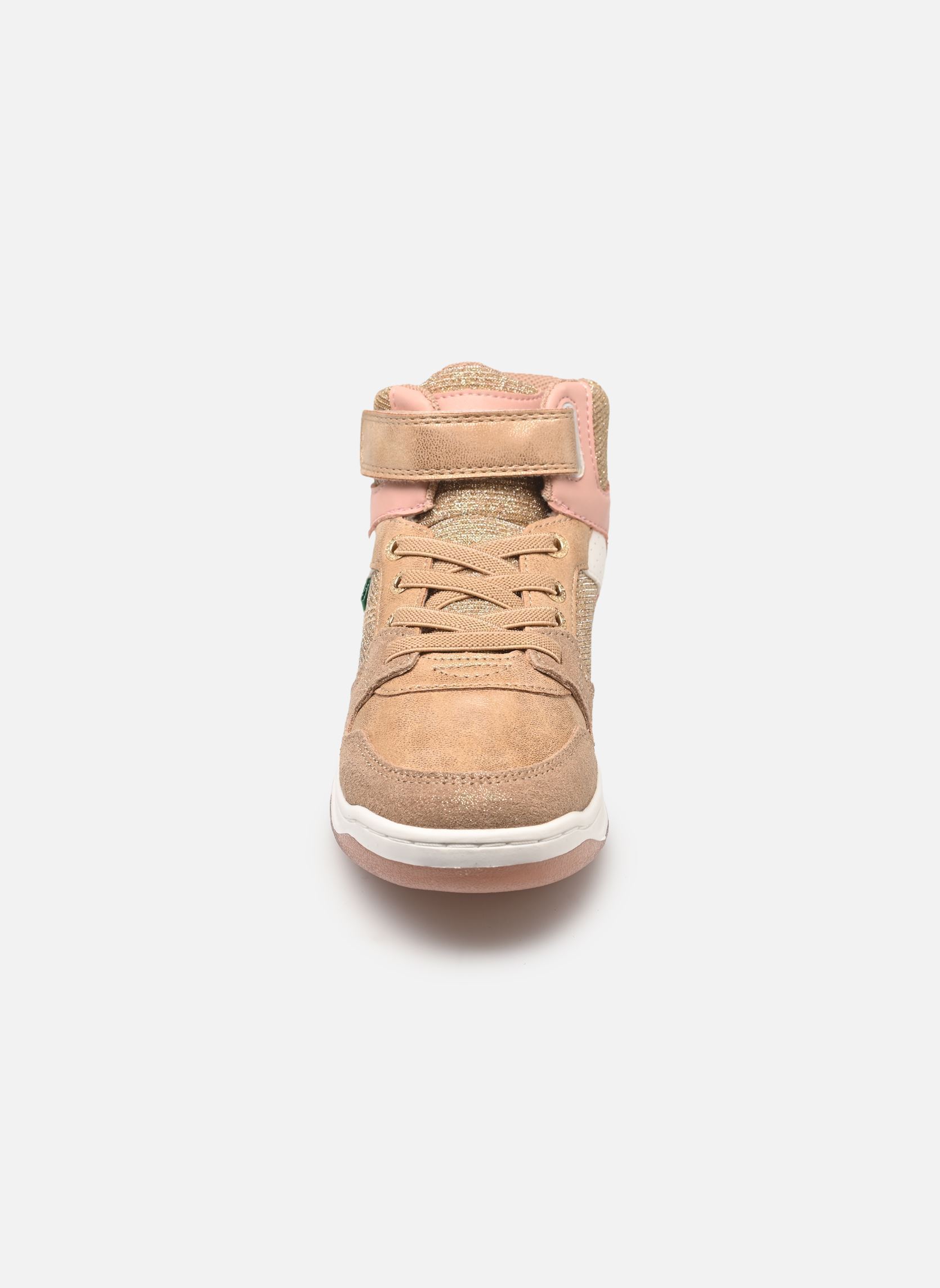 Hoge sneakers Kickado meisjes beige Kickers Hoge sneakers Kickado meisjes beige BEIGE ROSE GLITTER