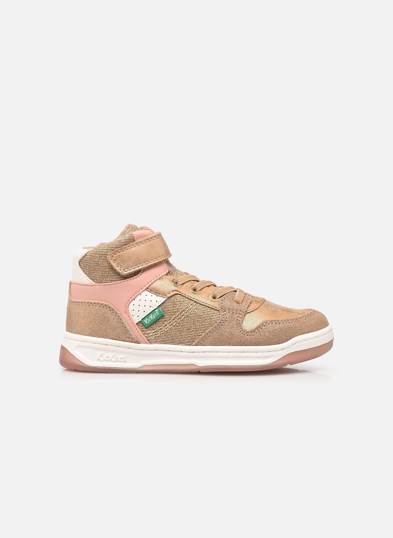 Hoge sneakers Kickado meisjes beige Kickers Hoge sneakers Kickado meisjes beige BEIGE ROSE GLITTER