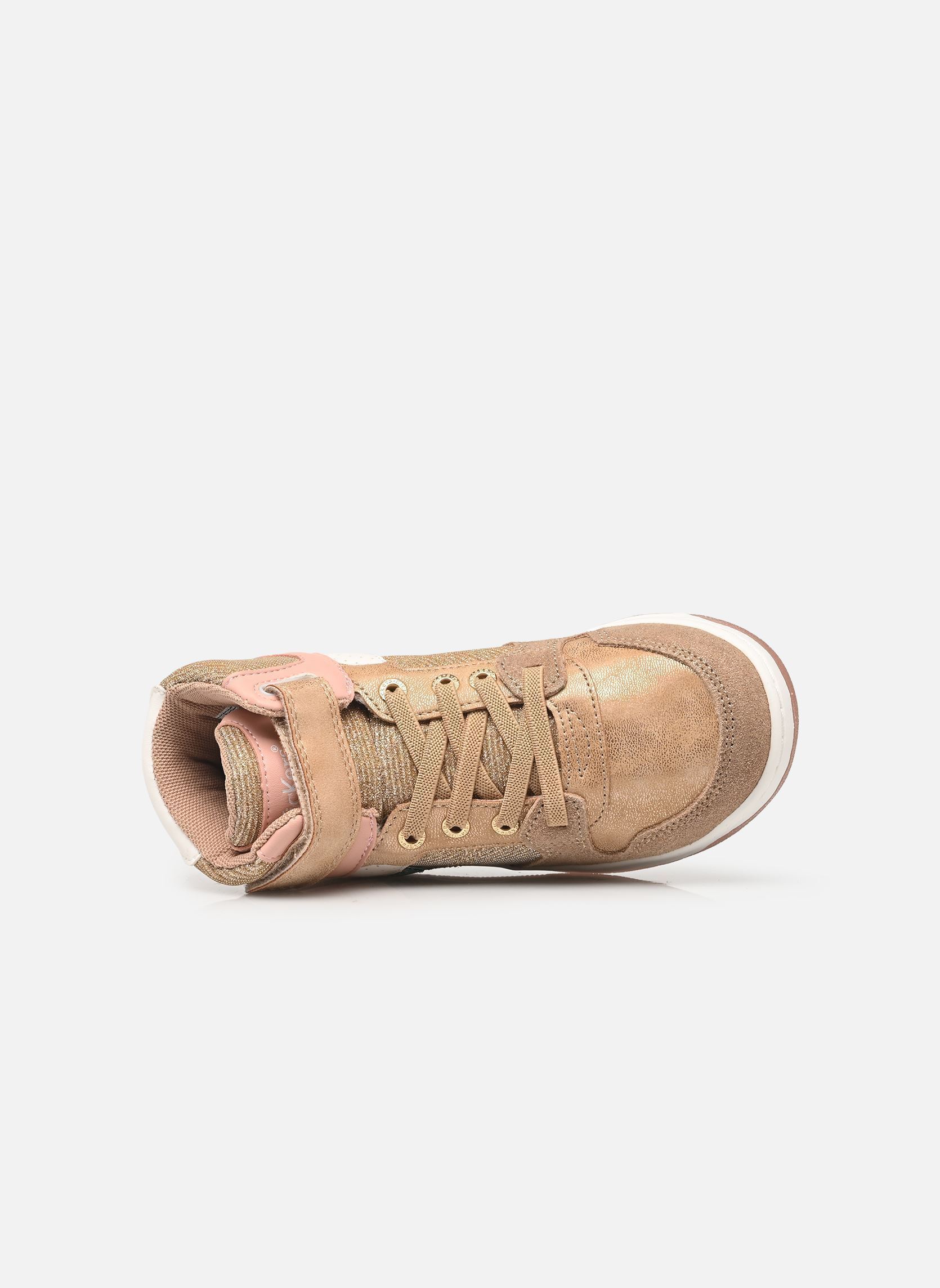 Hoge sneakers Kickado meisjes beige Kickers Hoge sneakers Kickado meisjes beige BEIGE ROSE GLITTER