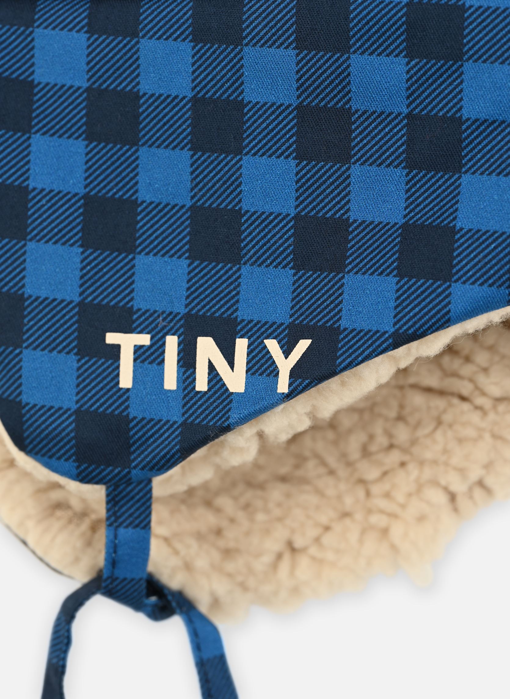 Mutsen Vichy Chapka jongens blauw Tinycottons Mutsen Vichy Chapka jongens blauw BLUE/NAVY