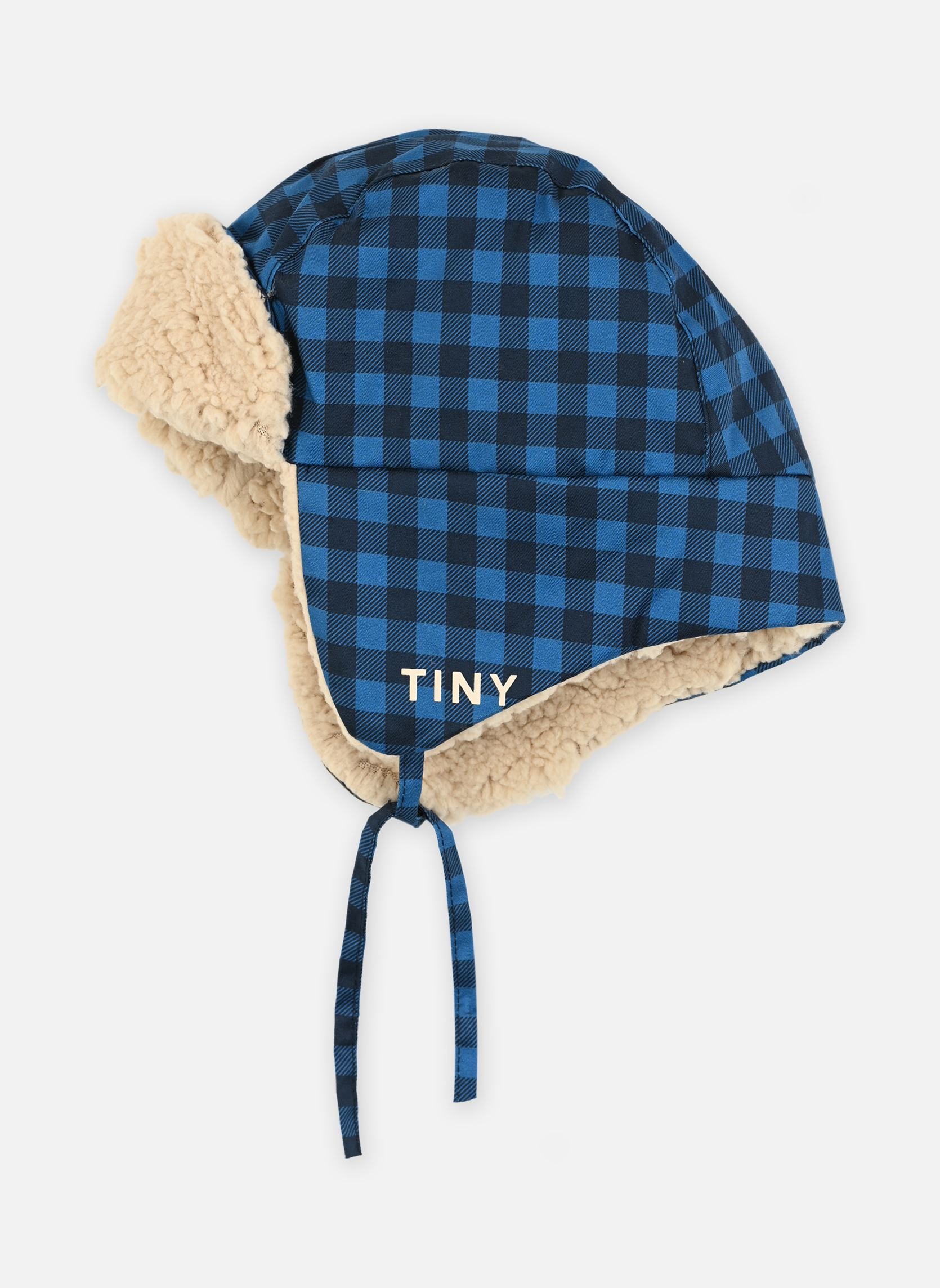 Mutsen Vichy Chapka jongens blauw Tinycottons Mutsen Vichy Chapka jongens blauw BLUE/NAVY