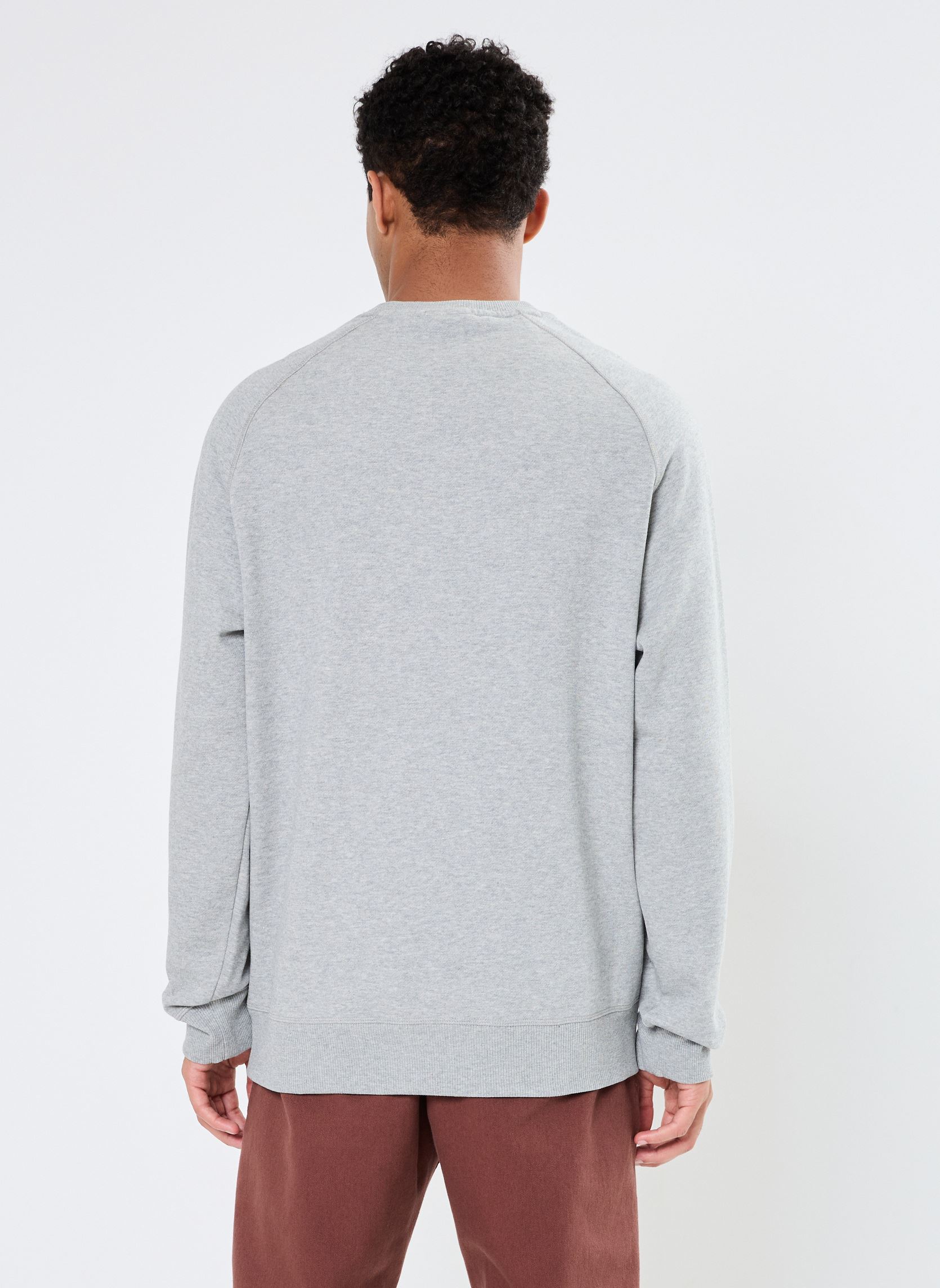 Sweats EXET Brushed Back Crew Sweat homme gris Timberland Sweats EXET Brushed Back Crew Sweat homme gris MEDIUM GREY HEATHER