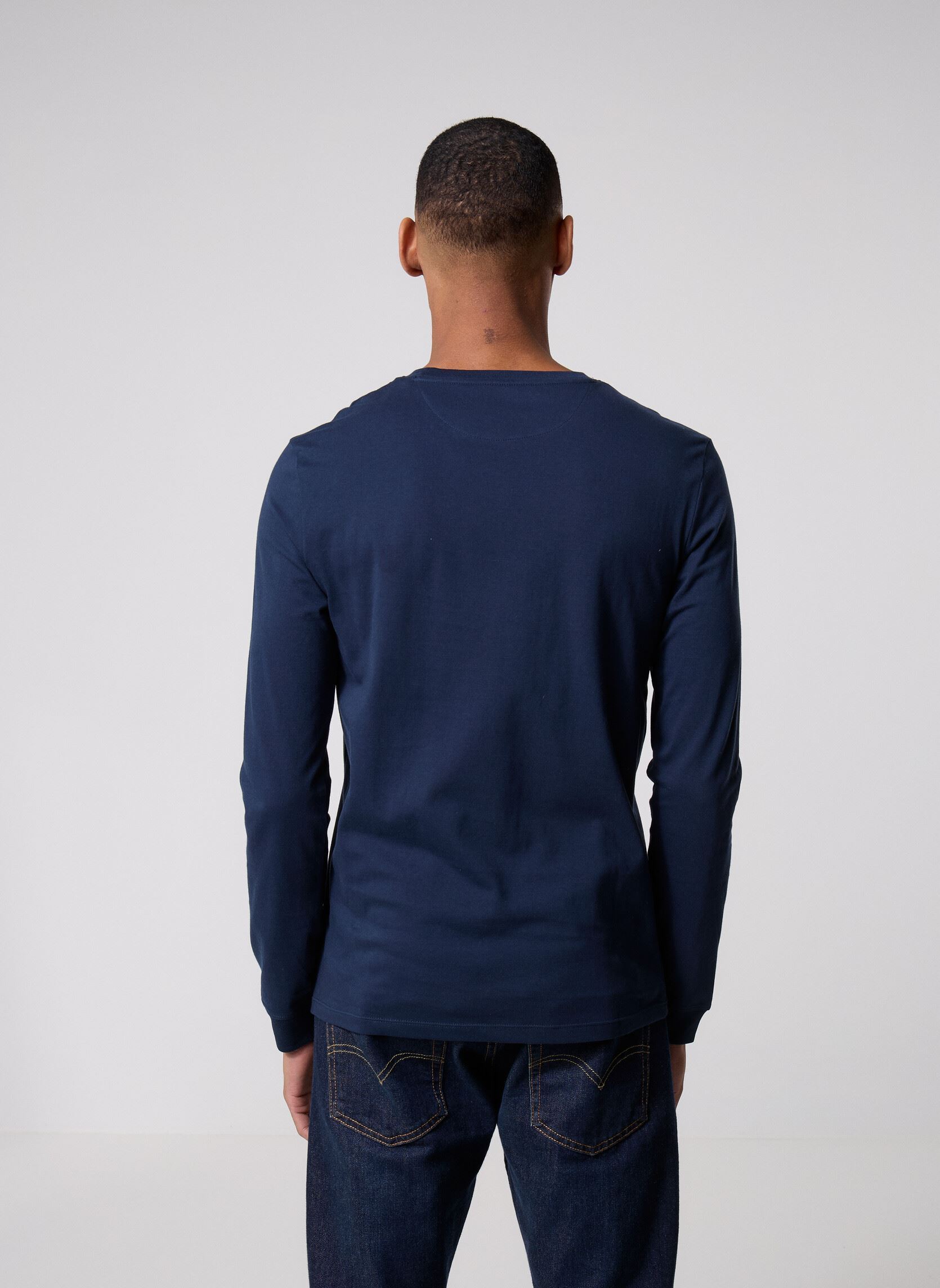 Tee-shirts manches longues DNRV Long Sleeve Tee homme bleu Timberland Tee-shirts manches longues DNRV Long Sleeve Tee homme bleu DARK SAPPHIRE/DARK DENIM