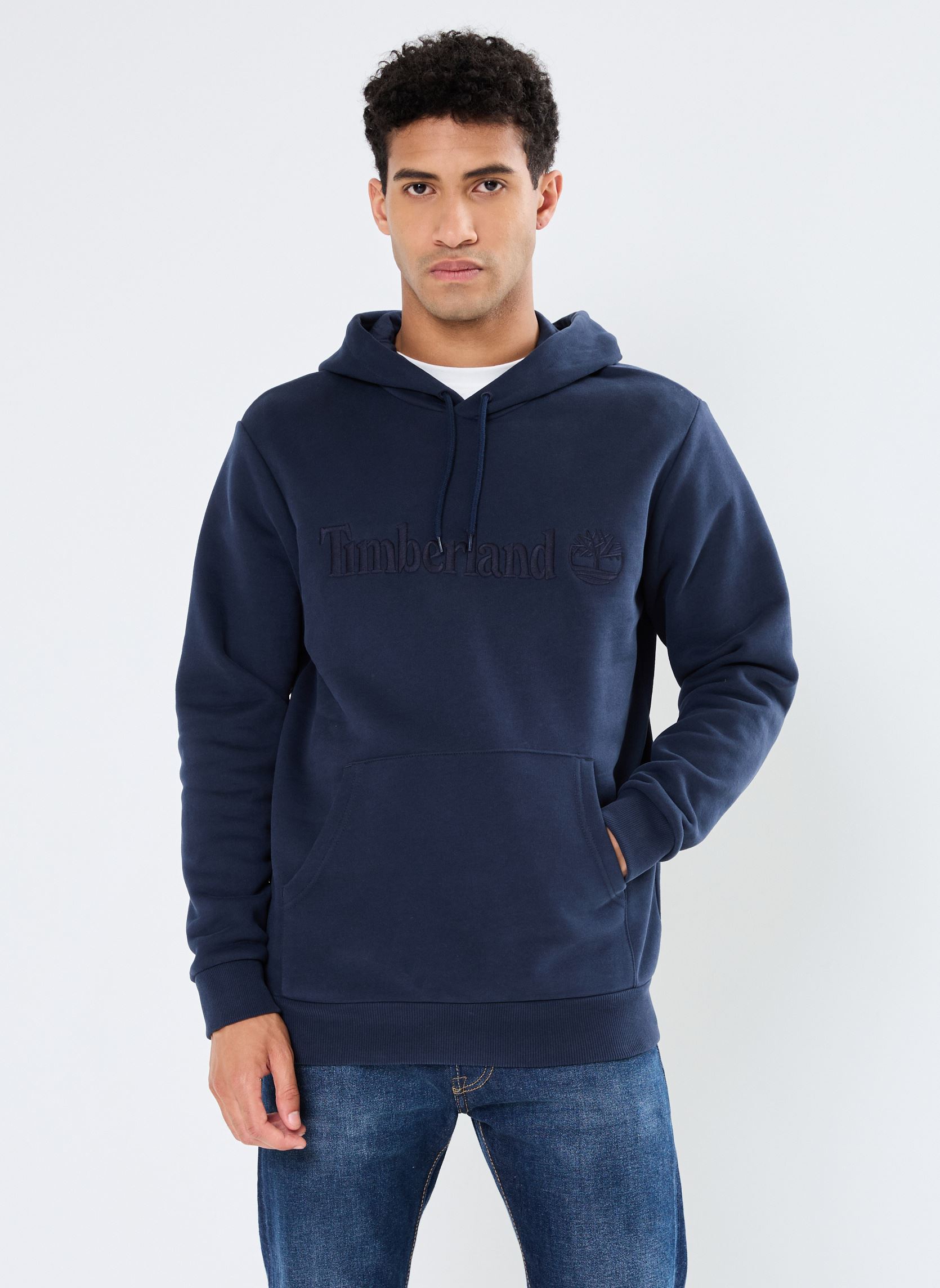 Sweat shirt Timberland Embroidery Tonal Hoodie EU - vue 2