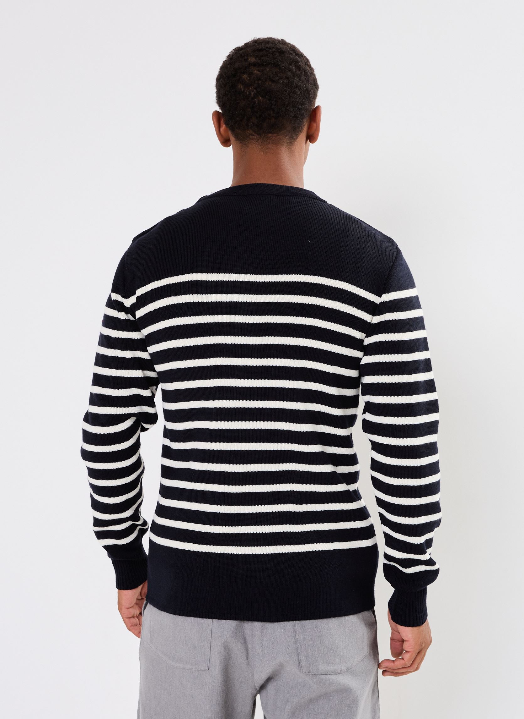 Pulls Pull marin homme bleu Armor Lux Pulls Pull marin homme bleu Navire/Nature