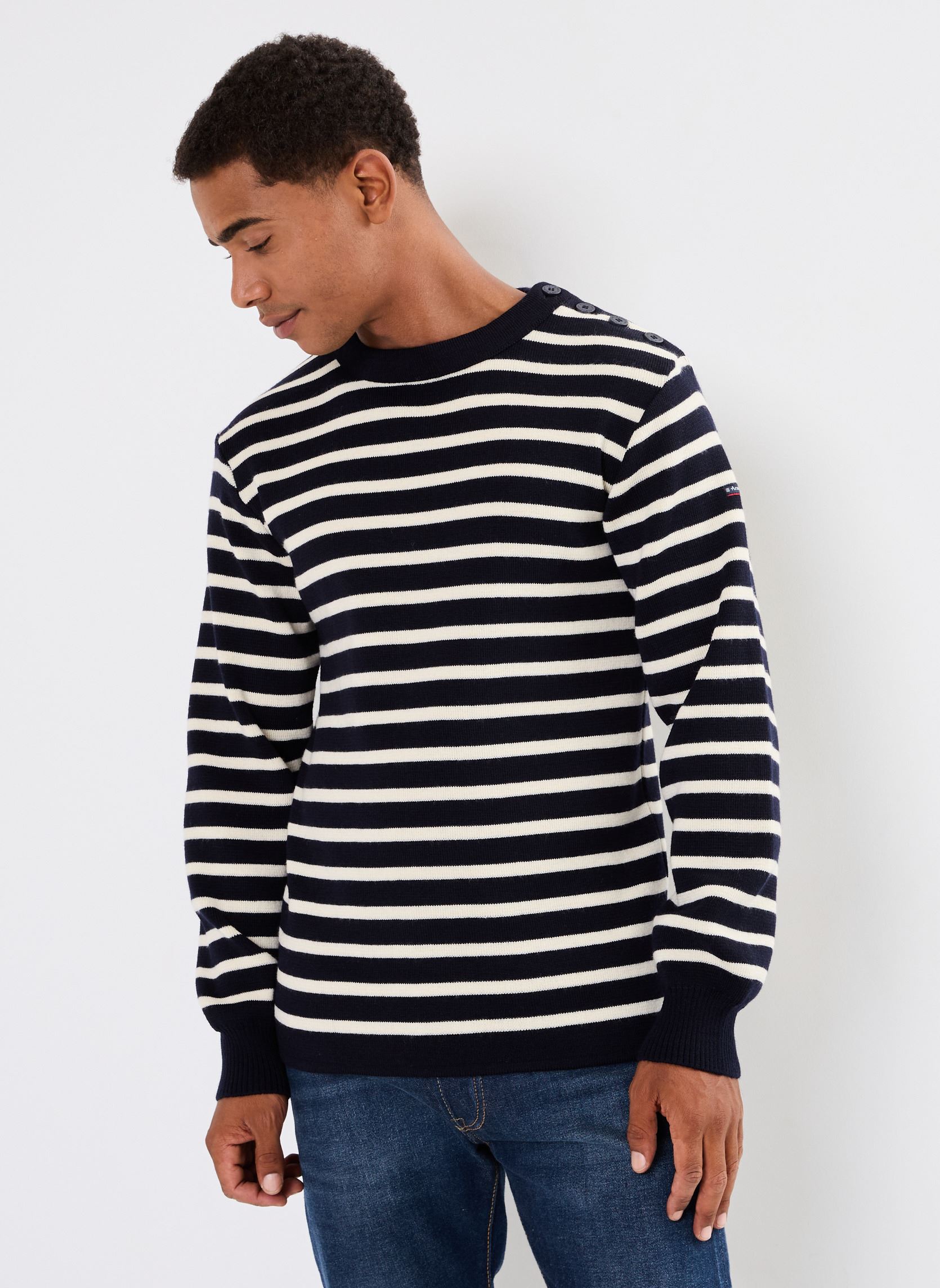 Vêtements Armor Lux Pull marin rayé pour Homme