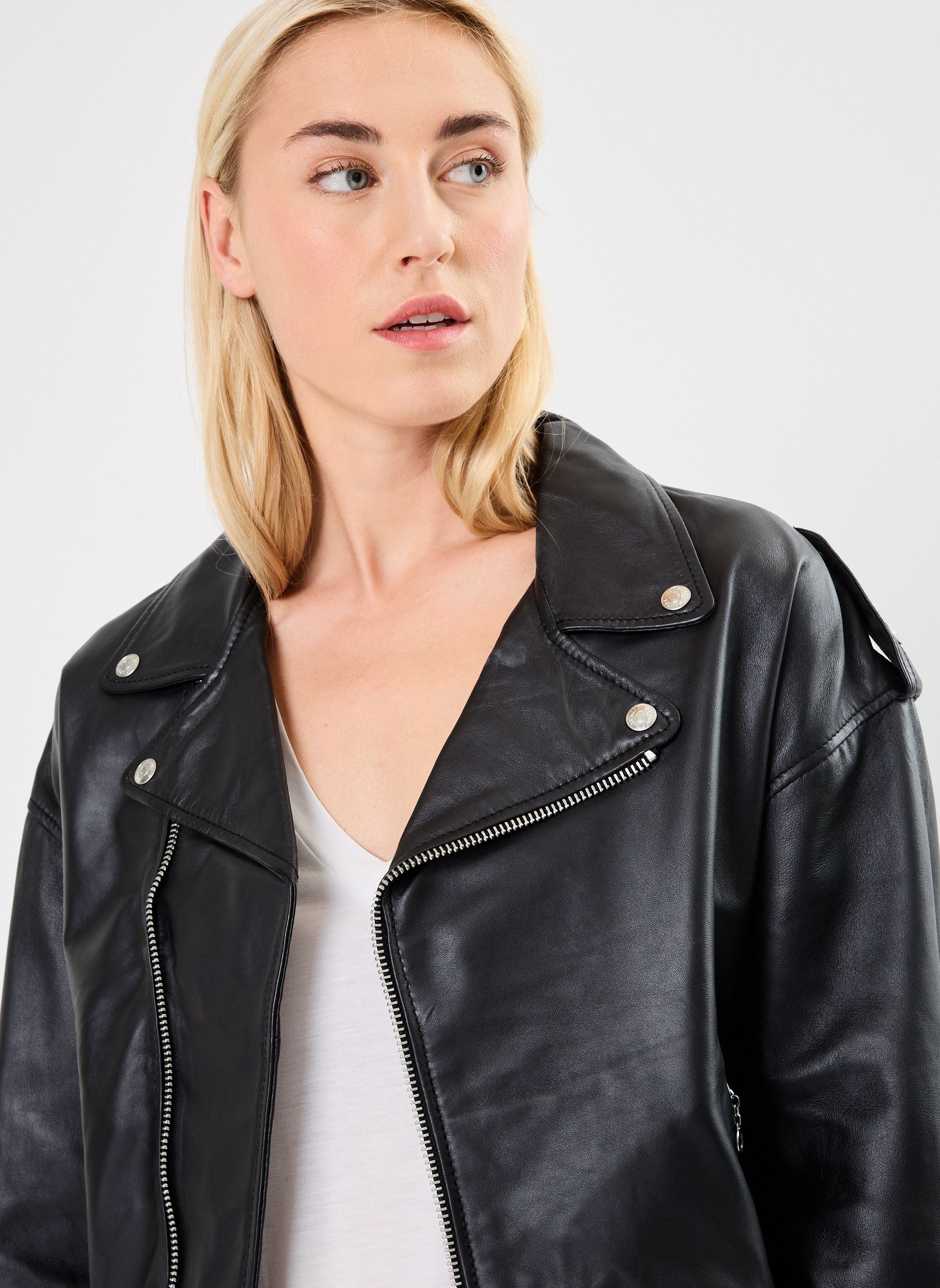 Lederjacken Perfecto Court Avec Doublure Cashmire damen schwarz Schott Lederjacken Perfecto Court Avec Doublure Cashmire damen schwarz BLACK