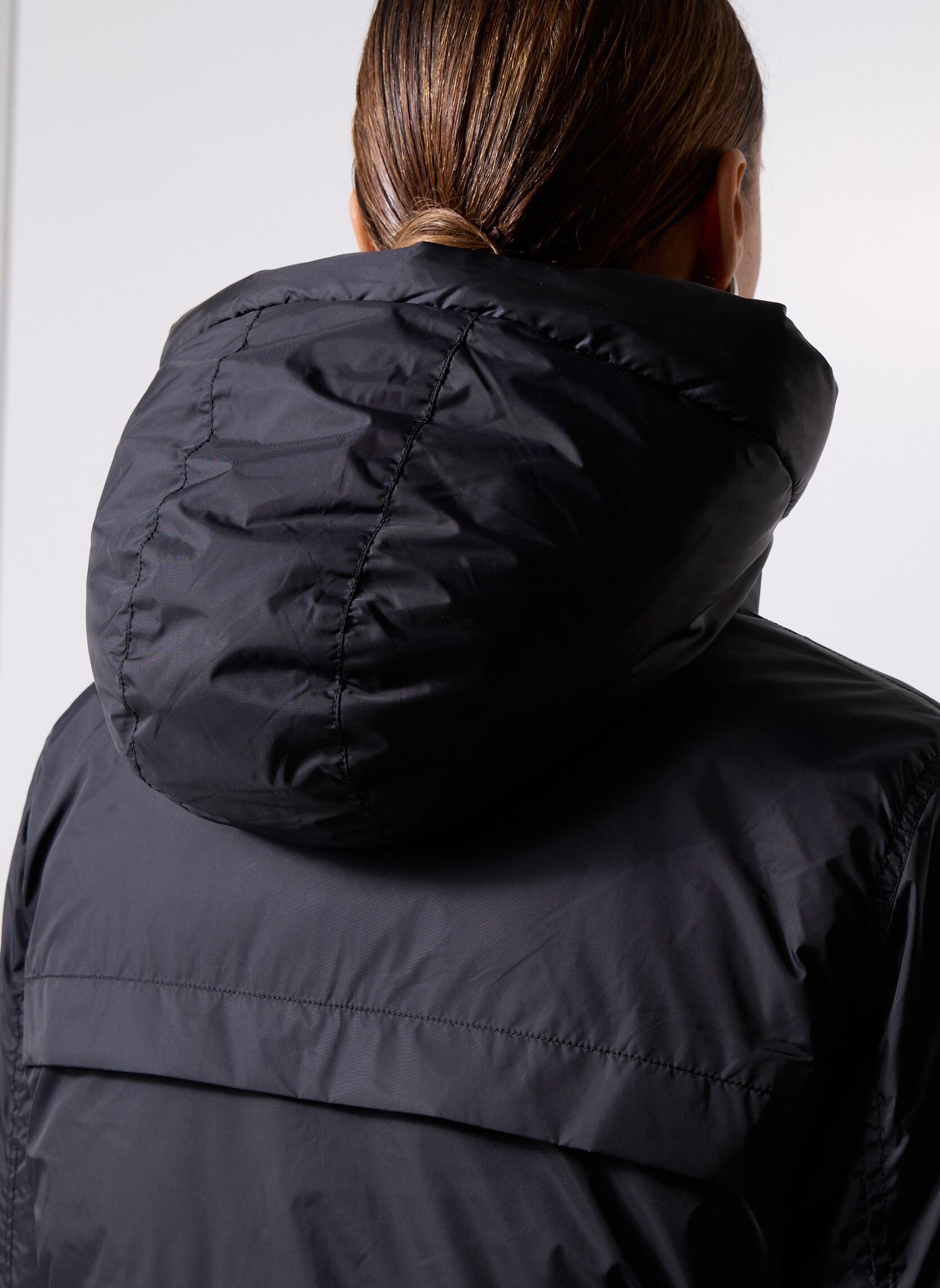 Doudounes Longue Doudoune Reversible femme noir Schott Doudounes Longue Doudoune Reversible femme noir RIVERSA2W-BLACK/BLACK