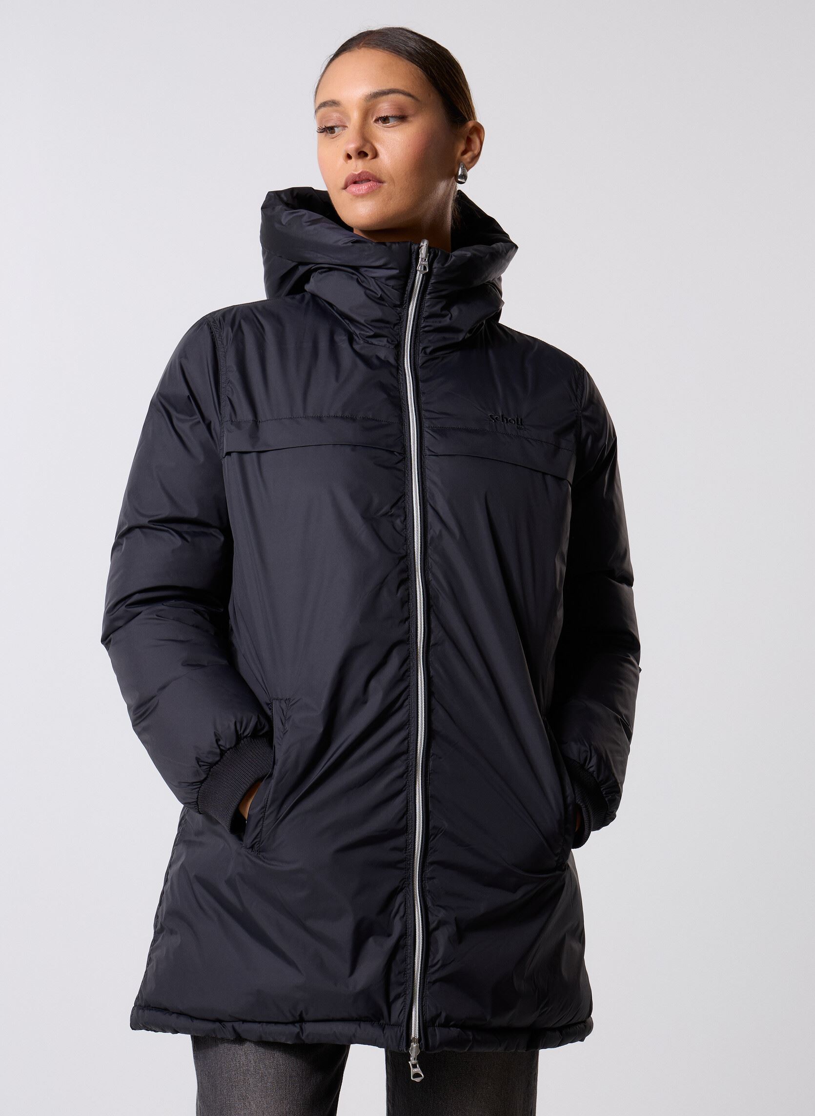 Doudounes Schott Longue à capuche Réversible Femme R EU - vue 2