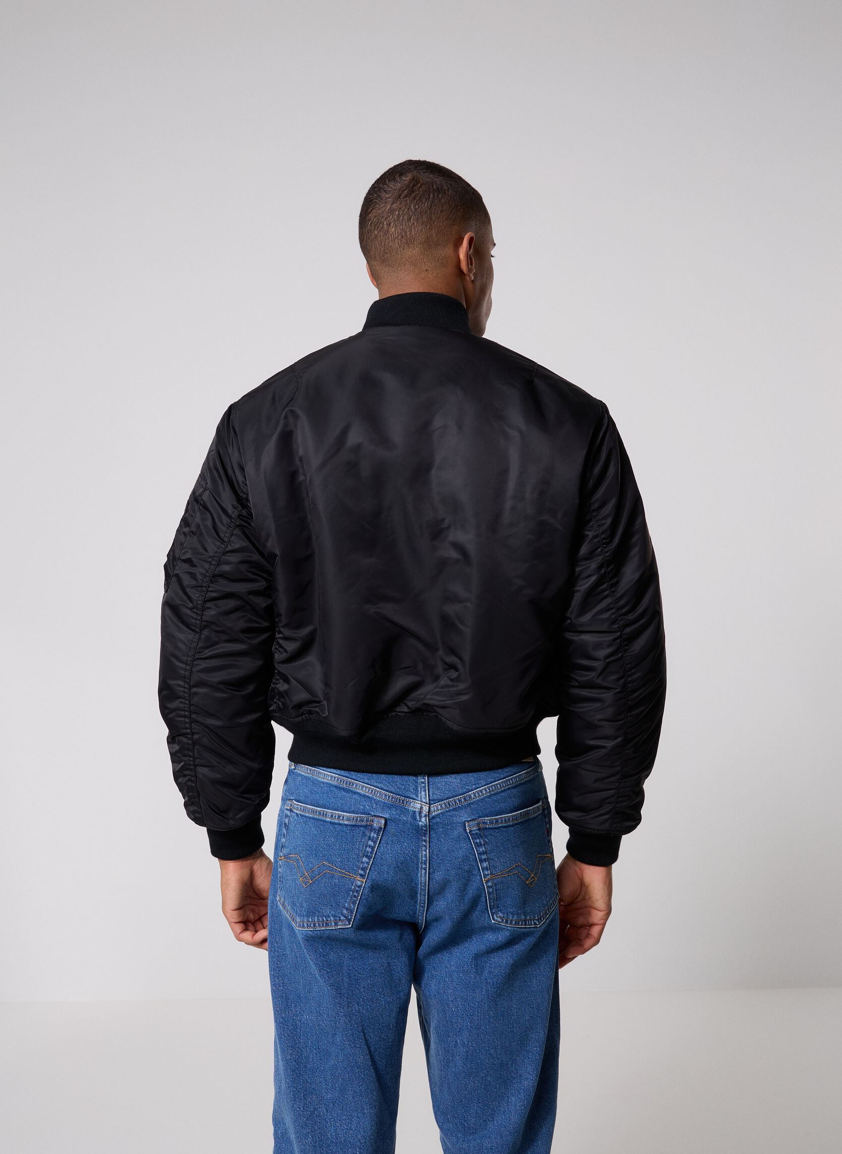 Bomberjacken Blouson Bomber Oversize herren schwarz Schott Bomberjacken Blouson Bomber Oversize herren schwarz BLACK
