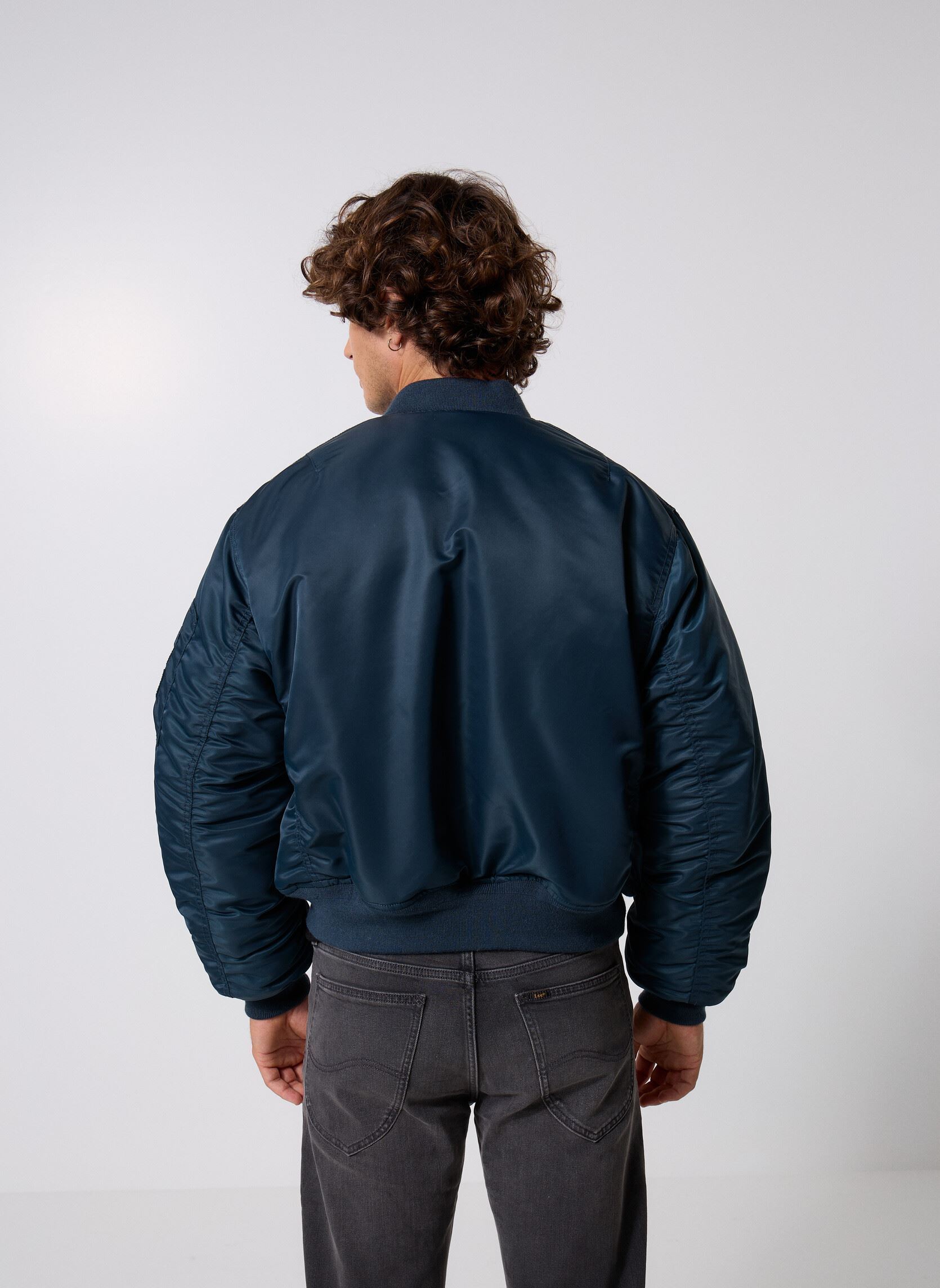 Blousons Blouson Bomber Oversize homme bleu Schott Blousons Blouson Bomber Oversize homme bleu AIRFORCE90RS-NAVY