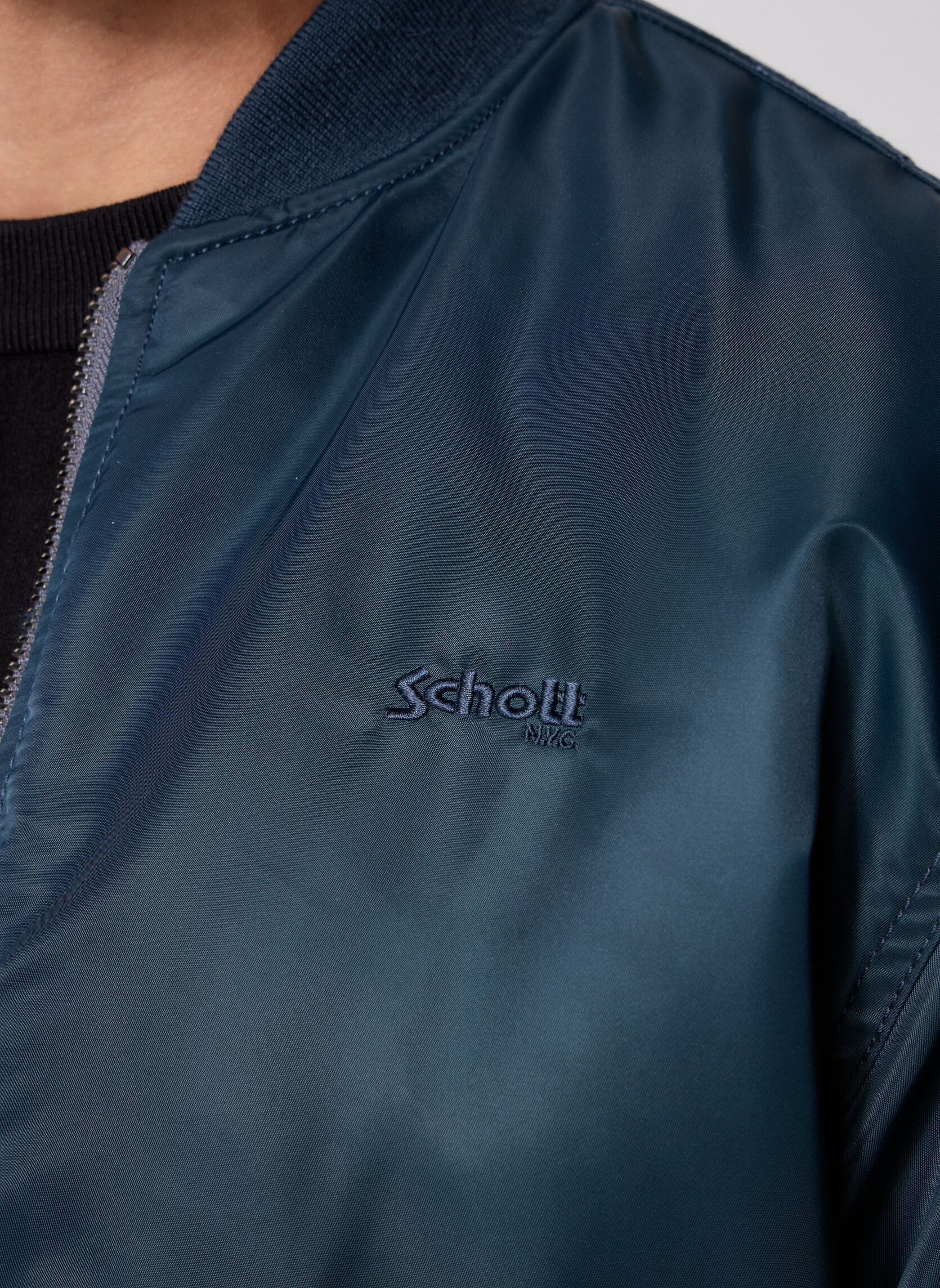 Blousons Blouson Bomber Oversize homme bleu Schott Blousons Blouson Bomber Oversize homme bleu AIRFORCE90RS-NAVY